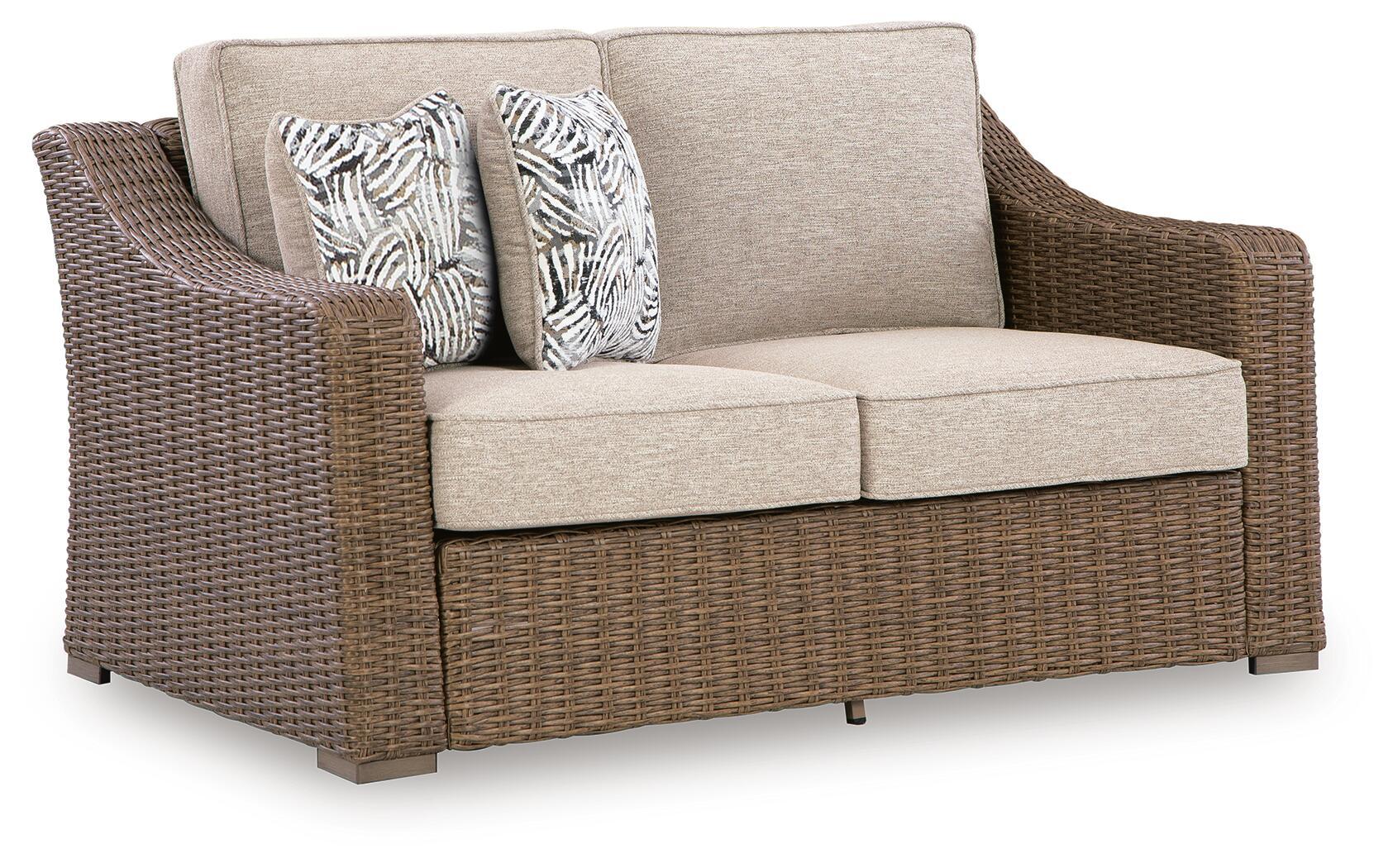 Laguna Heights – Loveseat With Cushion – Beige