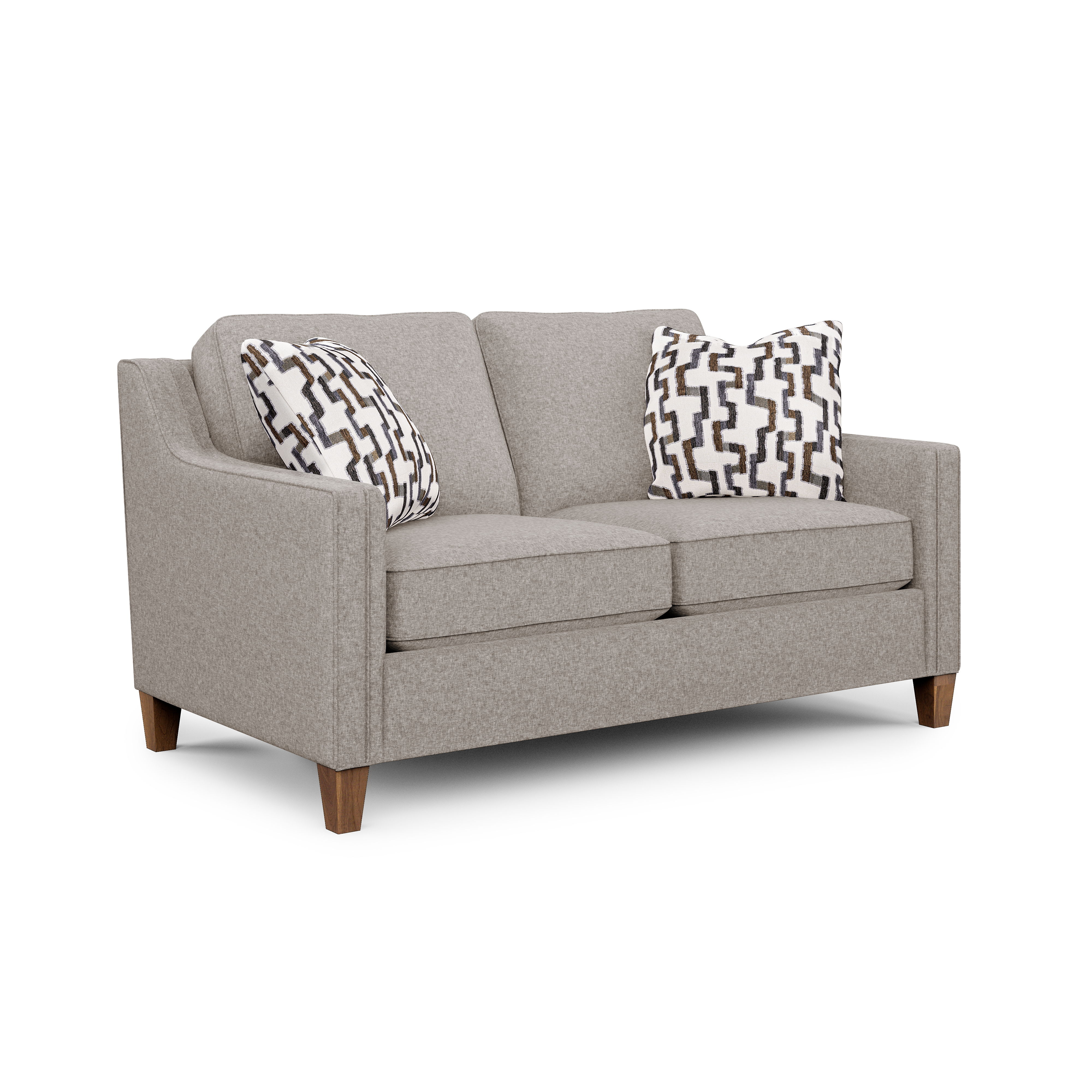 Finley - Fabric Loveseat, blue, view 3