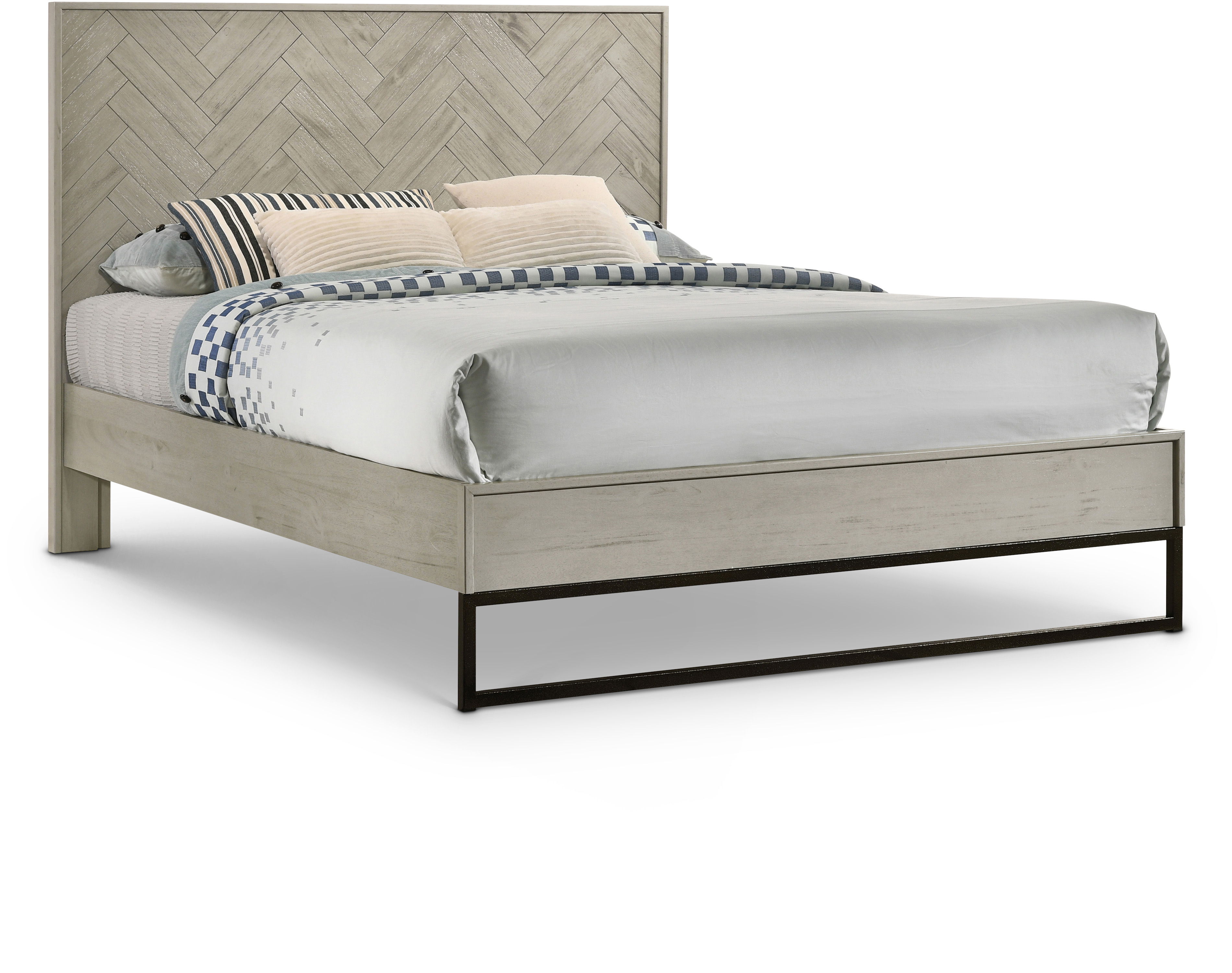 Weston - Queen Bed - Gray Stone