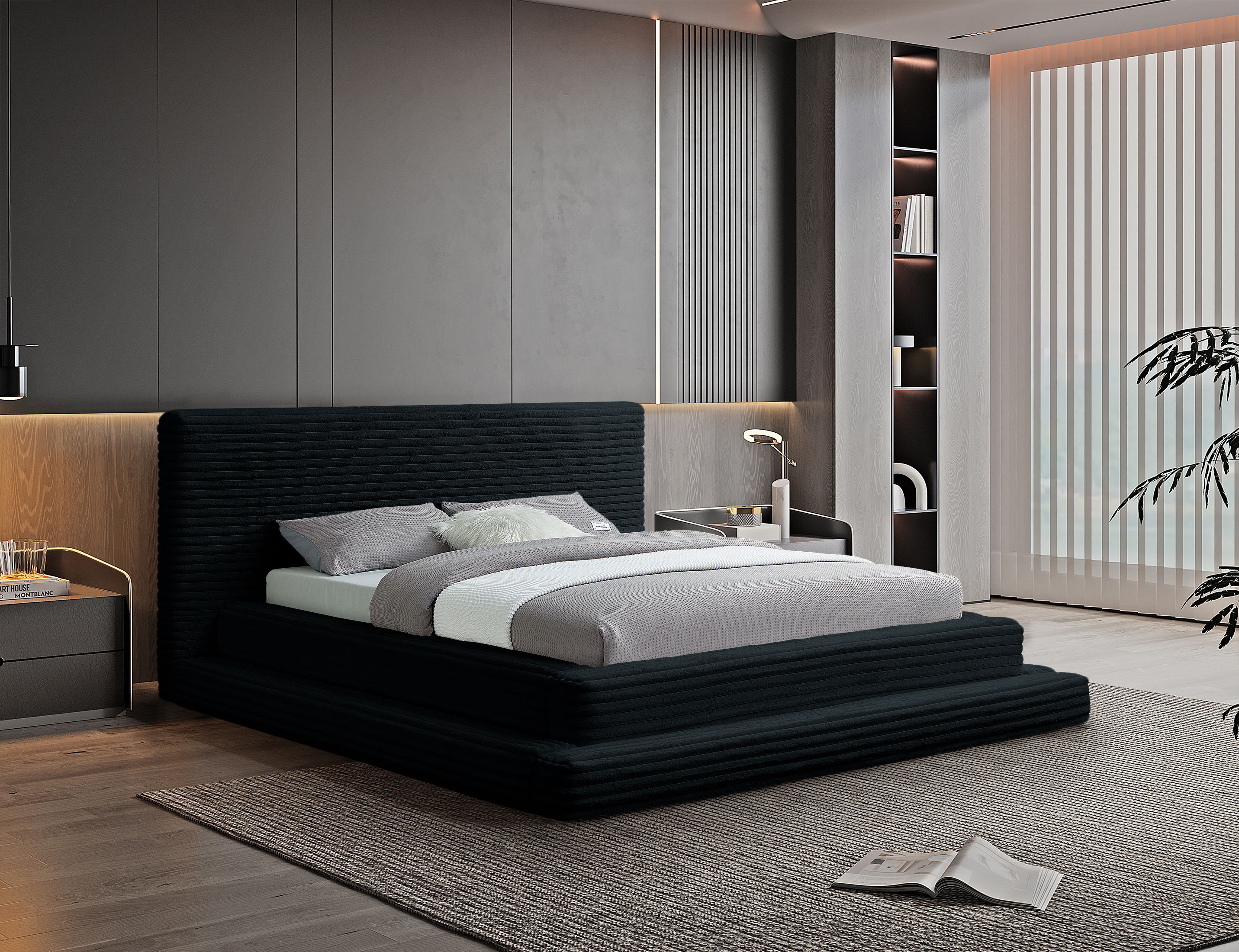 Drew - Queen Bed - Black
