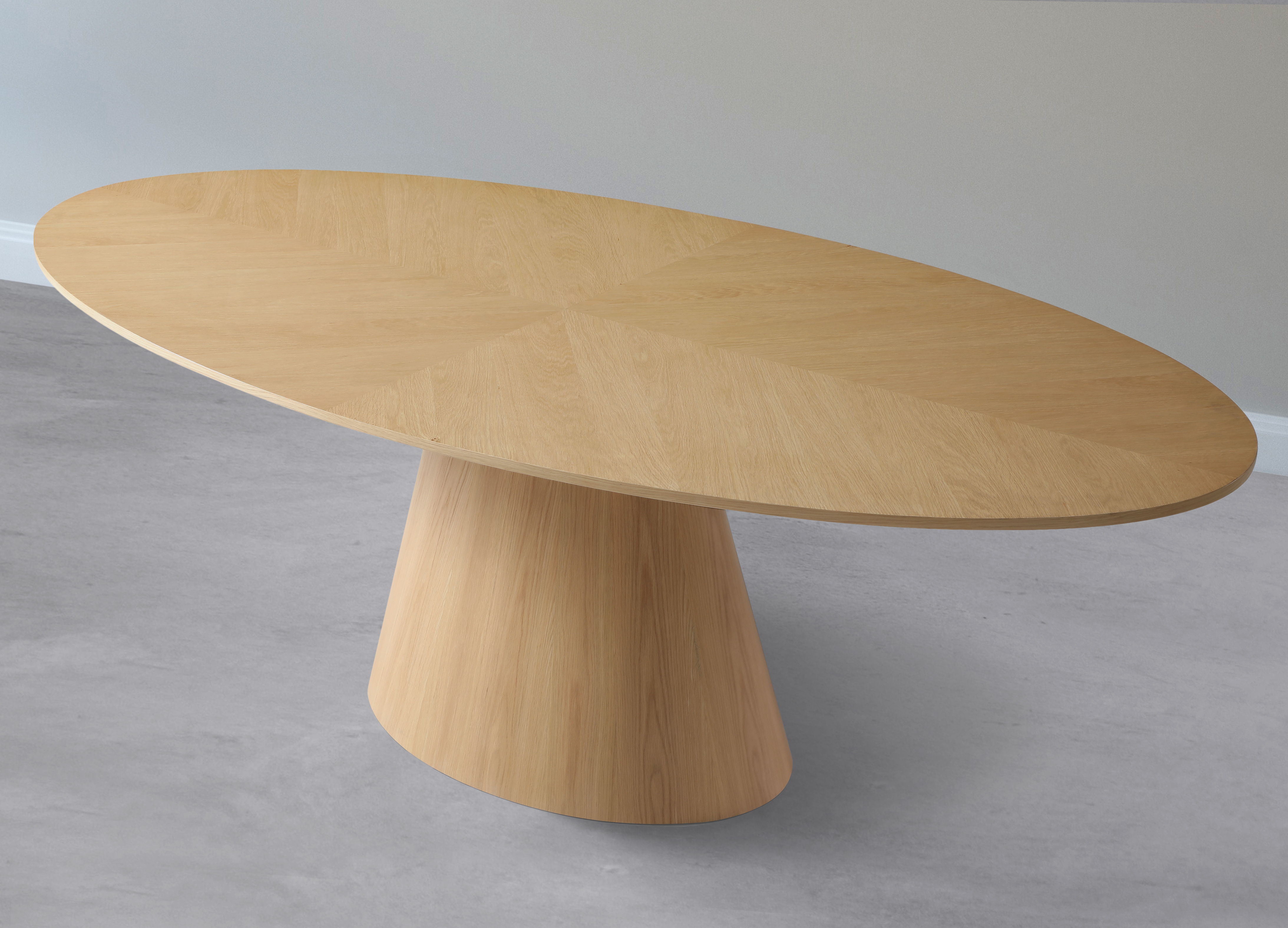 Gavin - 90" Dining Table - White Oak
