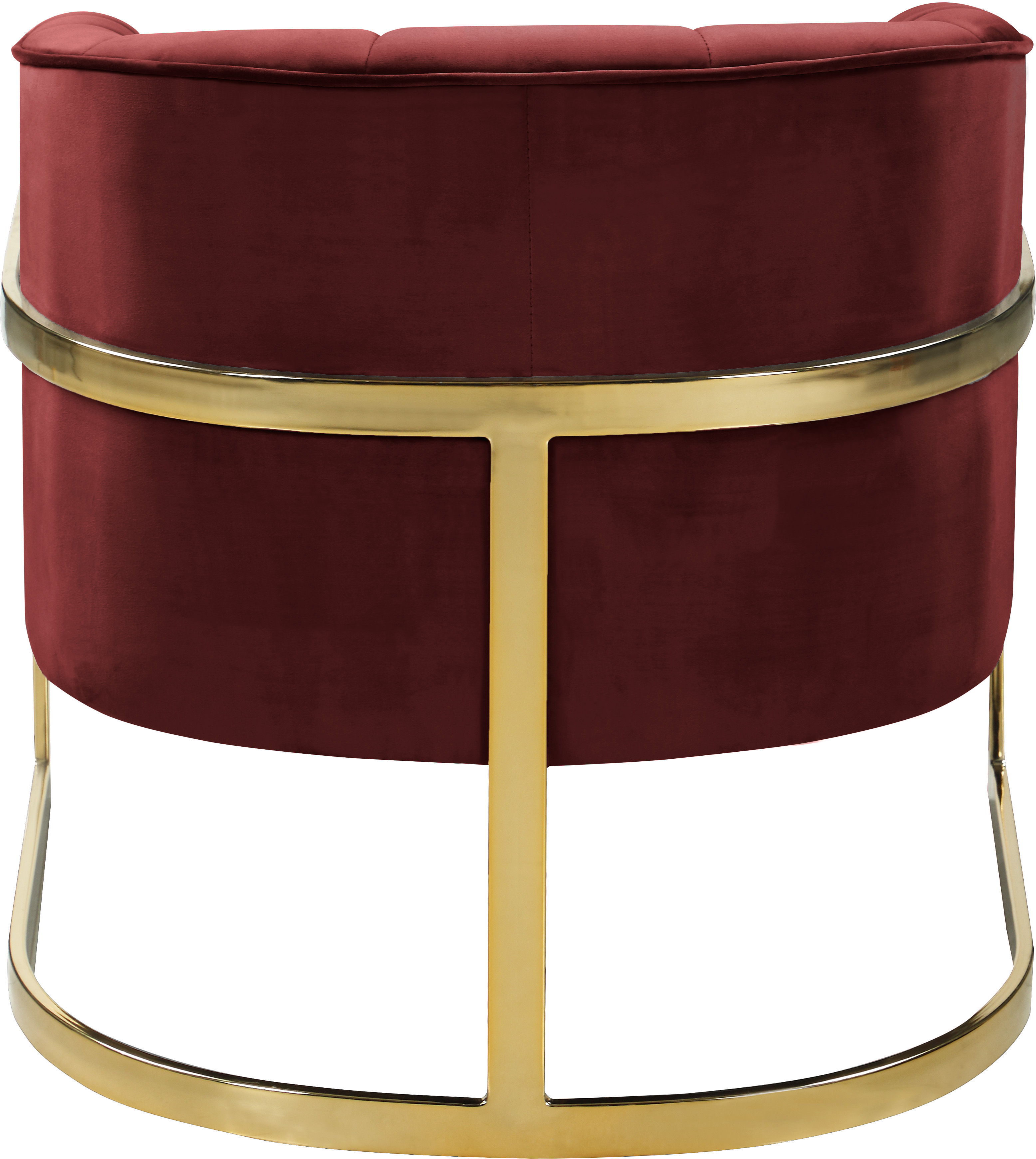 Carter - Accent Chair - Burgundy