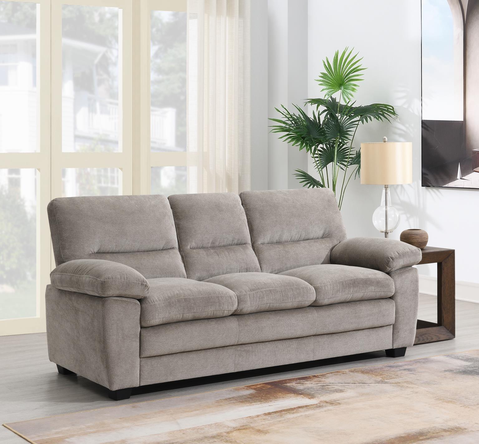 U531 - 2 Piece Living Room Set (Sofa & Loveseat) - Gray
