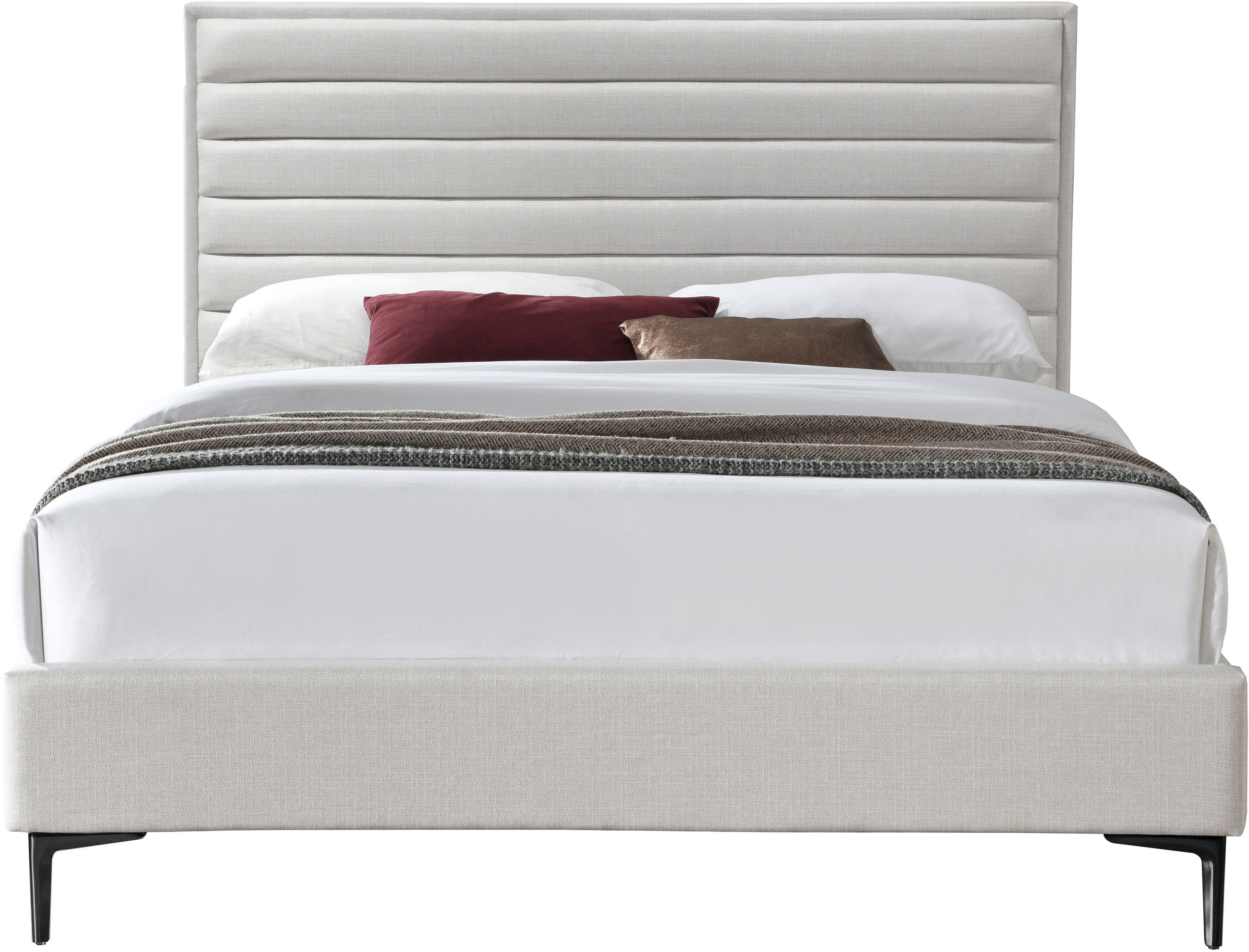 Hunter - King Bed - Cream