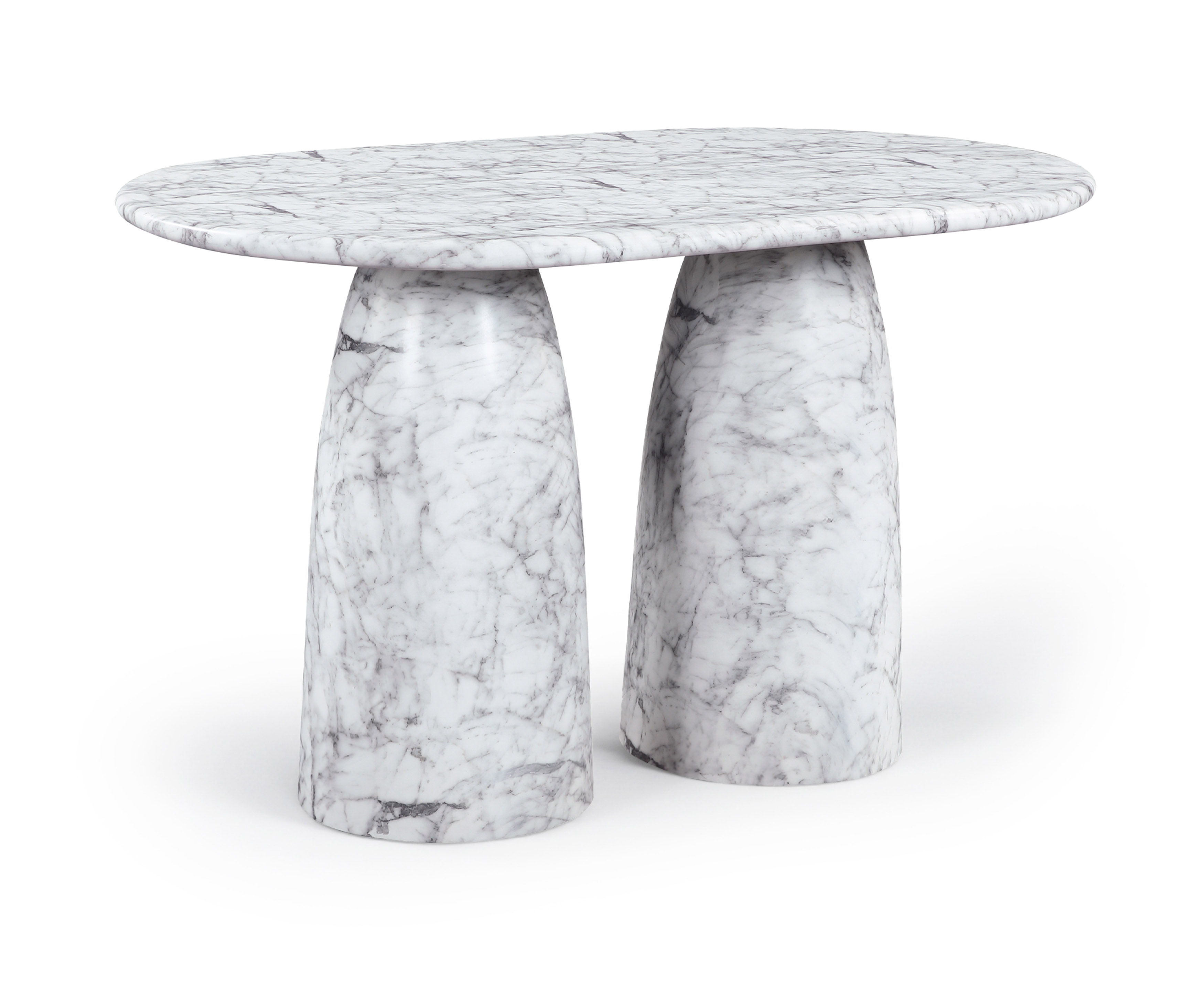 Cosenza - Concrete Indoor / Outdoor Counter Height Table (3 Boxes) - White