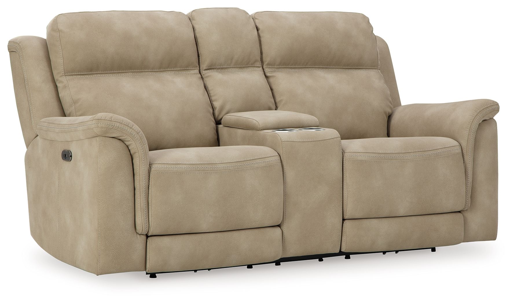 Power Reclining Loveseat With Console/Headrest