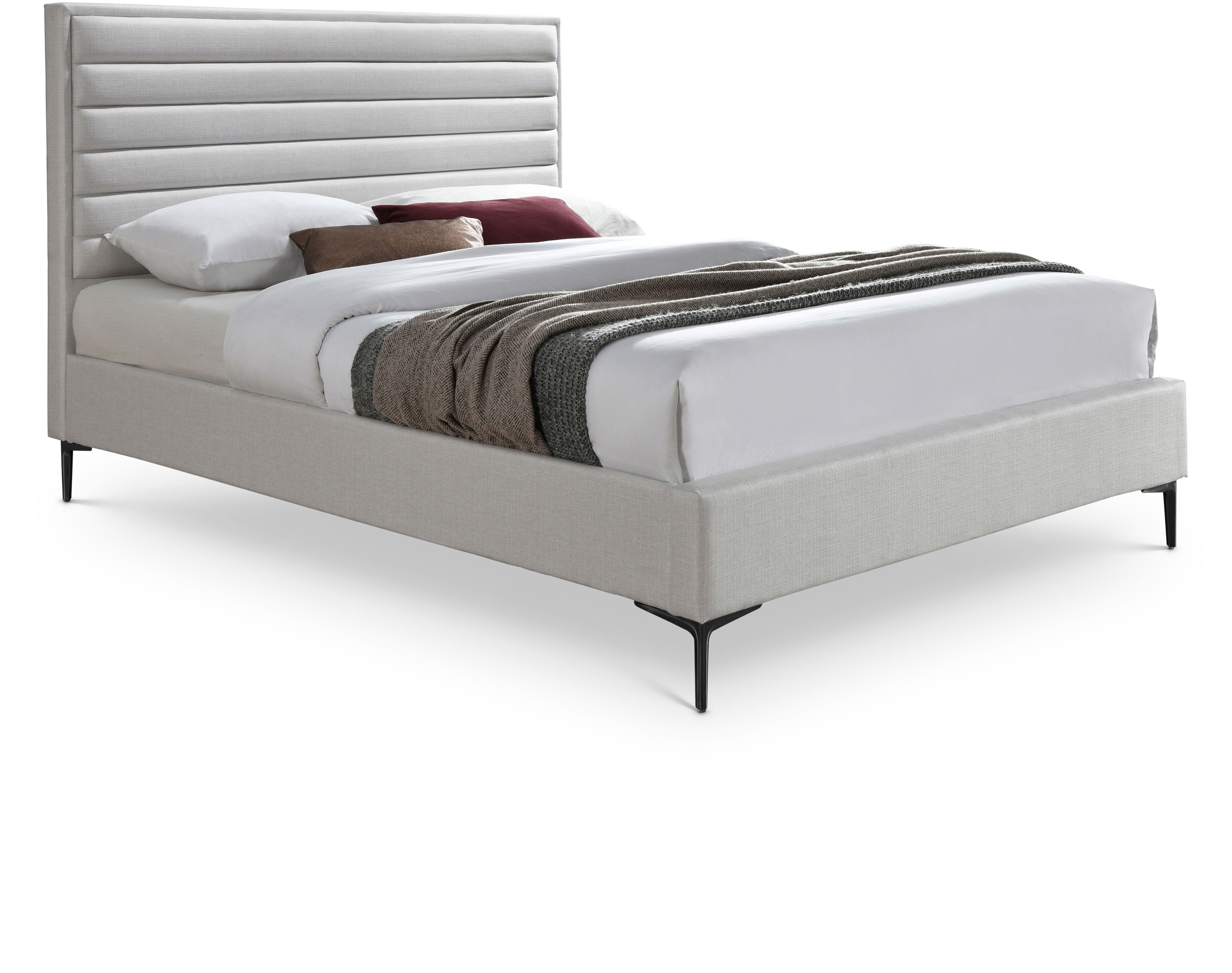 Hunter - King Bed - Cream