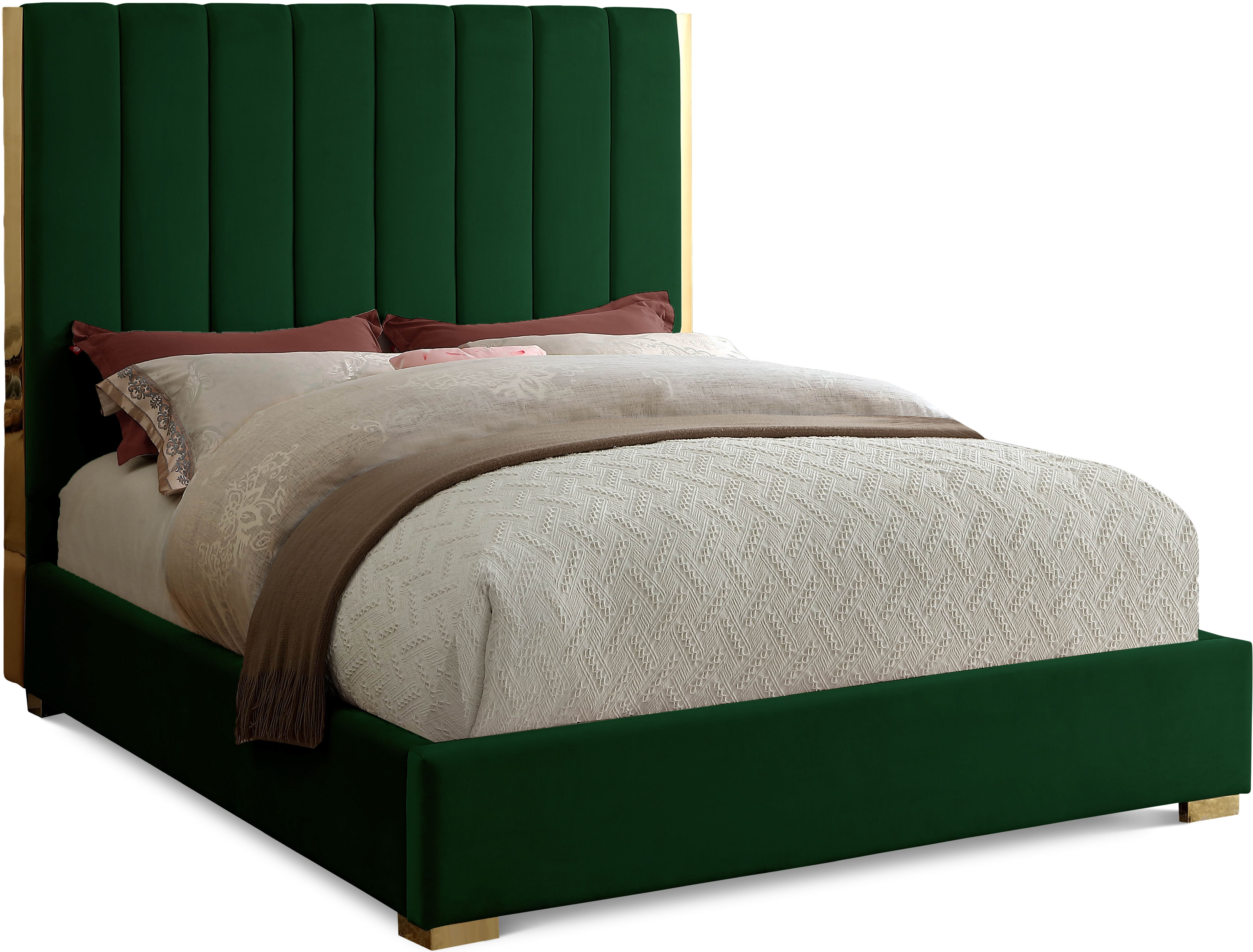 Becca - King Bed - Green