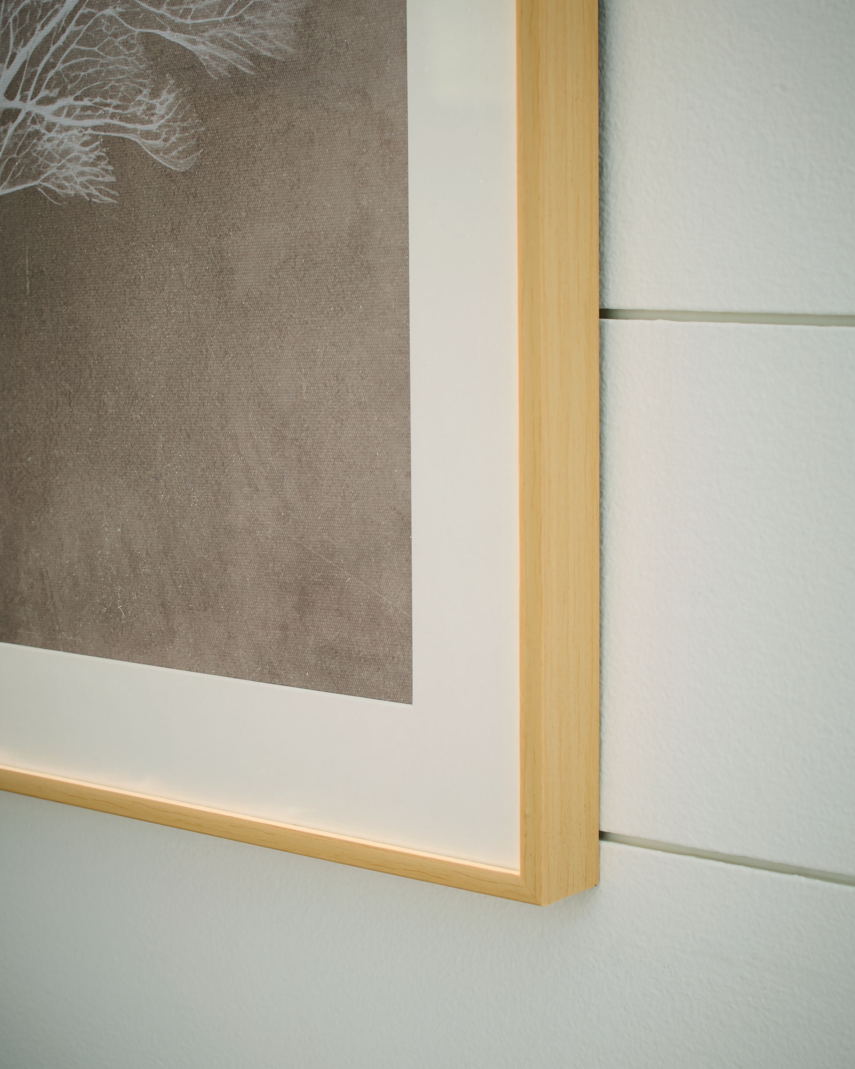 Ashley Furniture Hendridge - Wall Art Set (Set of 3) - Taupe / White - Image 5