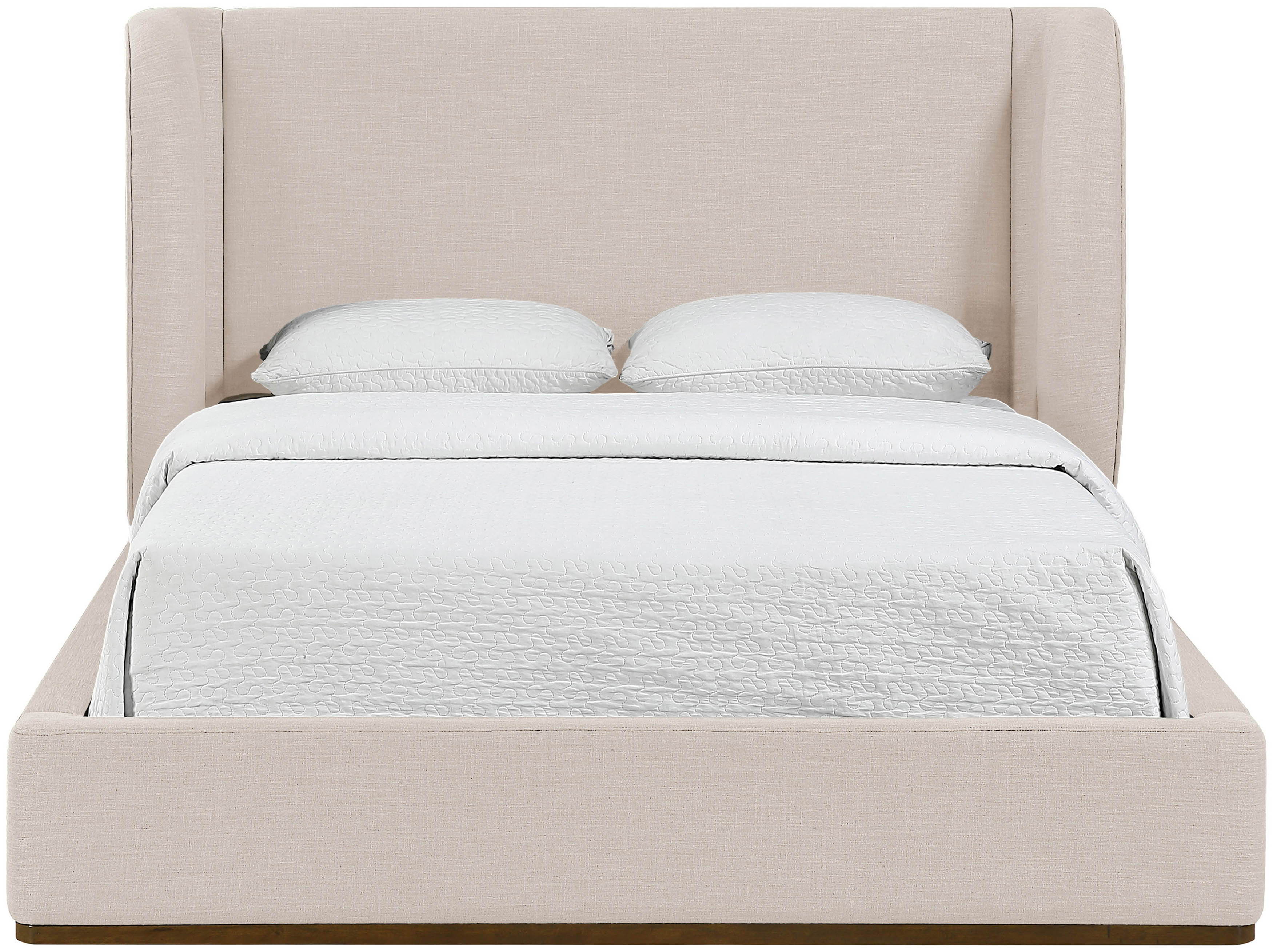 Aurin - Upholstered King Bed - Beige