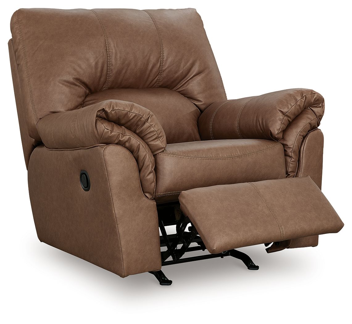 Ashley Furniture WillowBend - Rocker Recliner - Caramel - Image 3