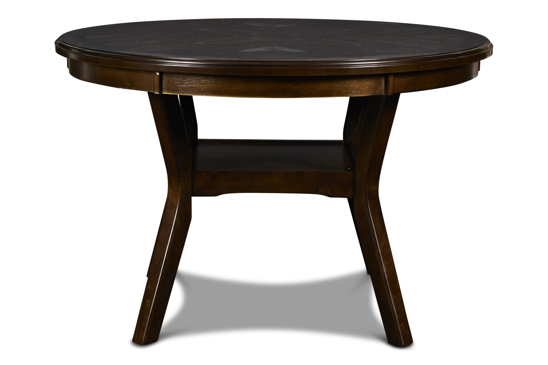Gia - 5 Piece Round Dining Set - Cherry
