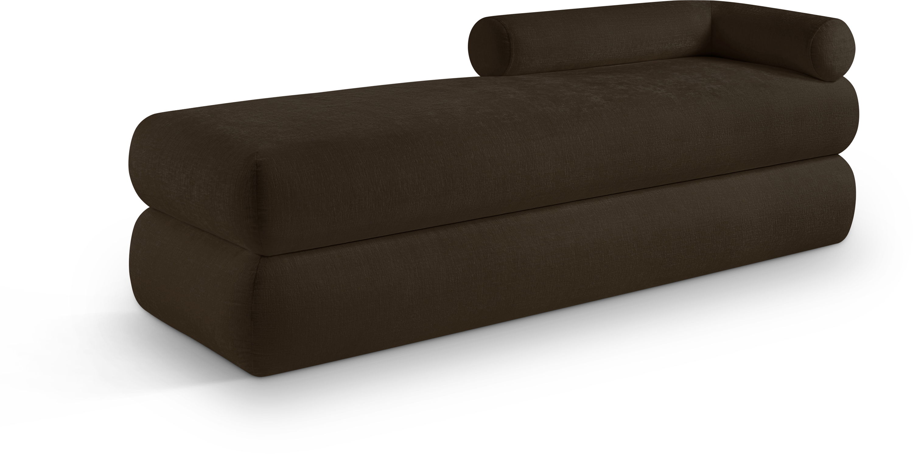 Kennedy - Chenille Bench - Brown