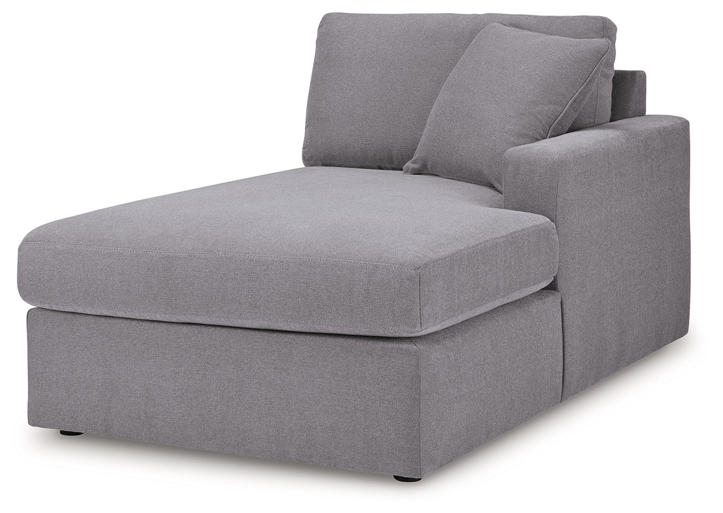 Ashley Furniture Modmax - 7-Piece Sectional With Laf And Raf Corner Chaises And With Storage Console - Granite - Image 7