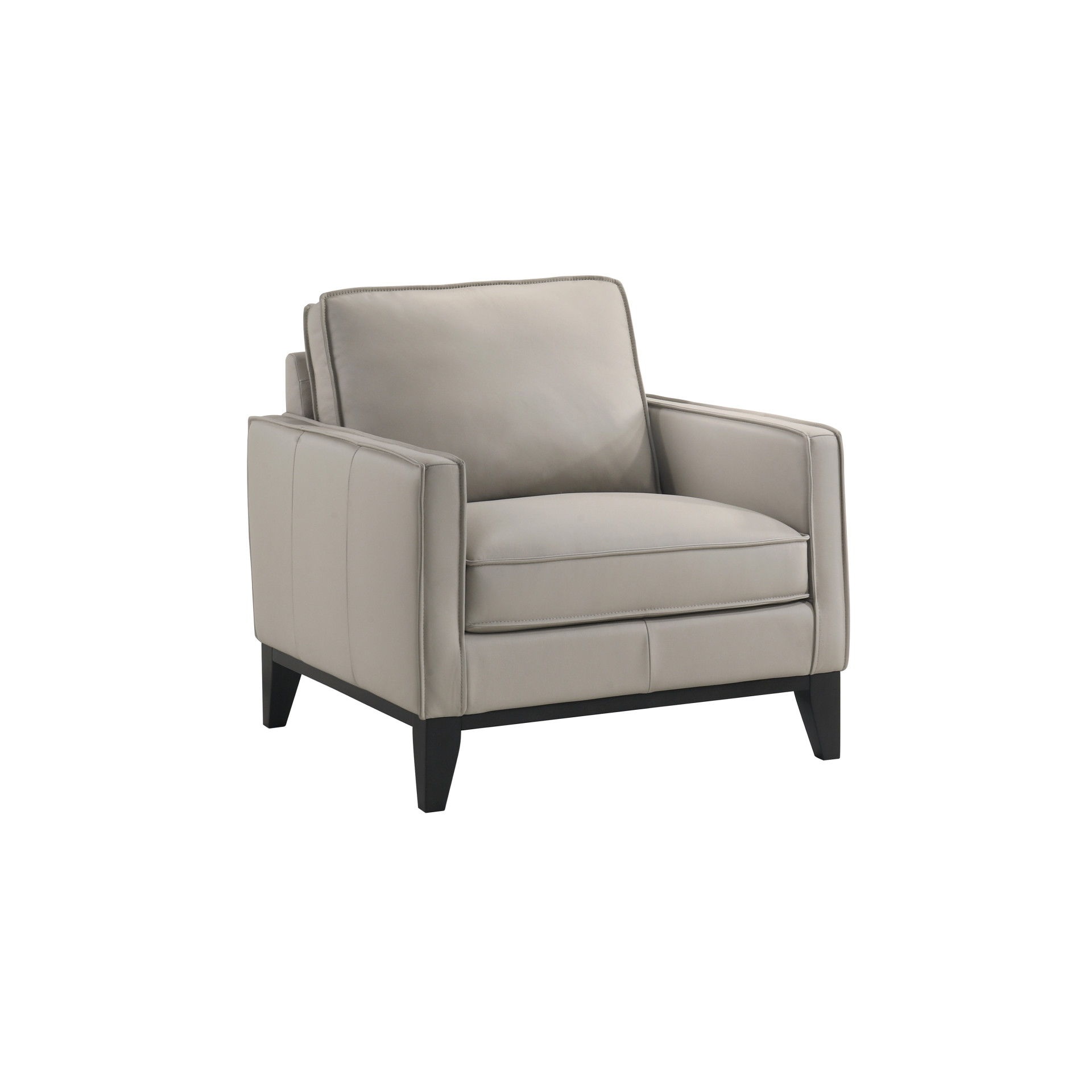 Aaron - Chair - Mist Gray, gray