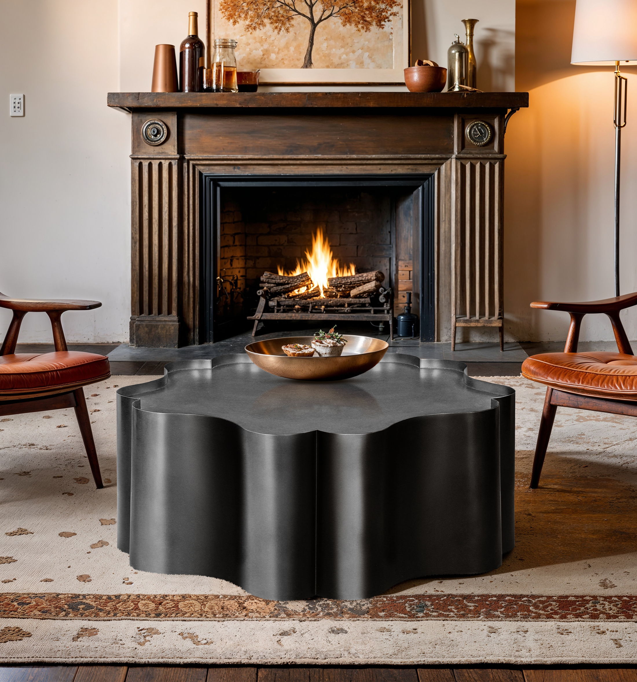Eloise - Iron Coffee Table - Black