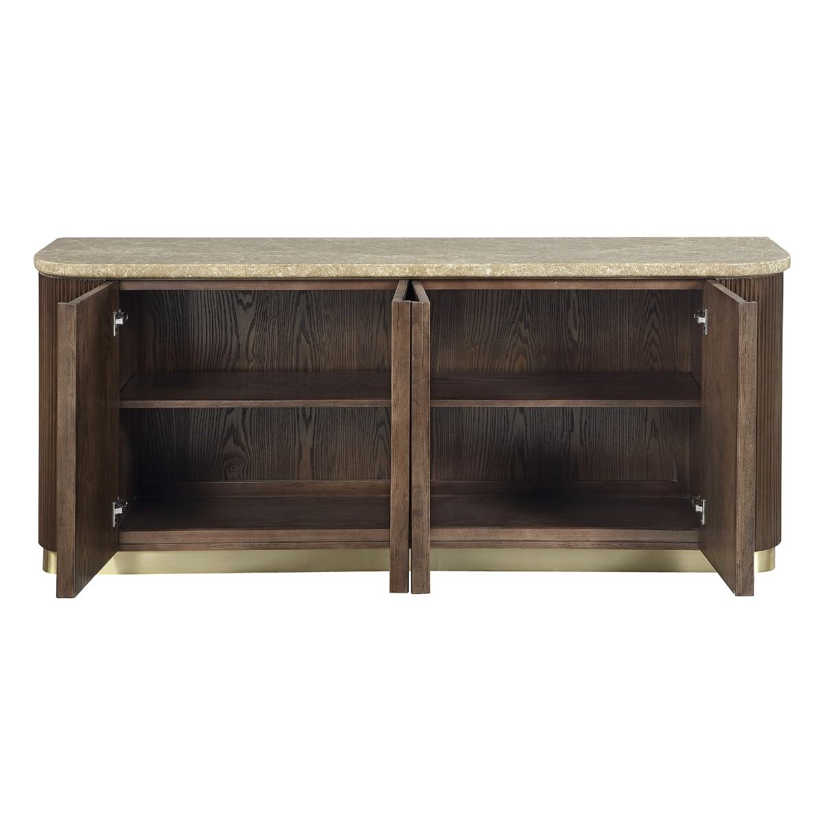 Clayten - Server - Brown Oak, dark brown, view 5
