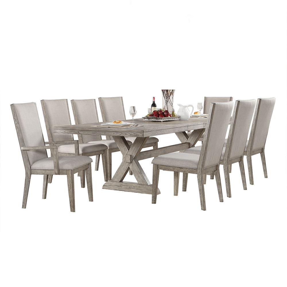 Rocky - Dining Table - Gray Oak, gray, view 4