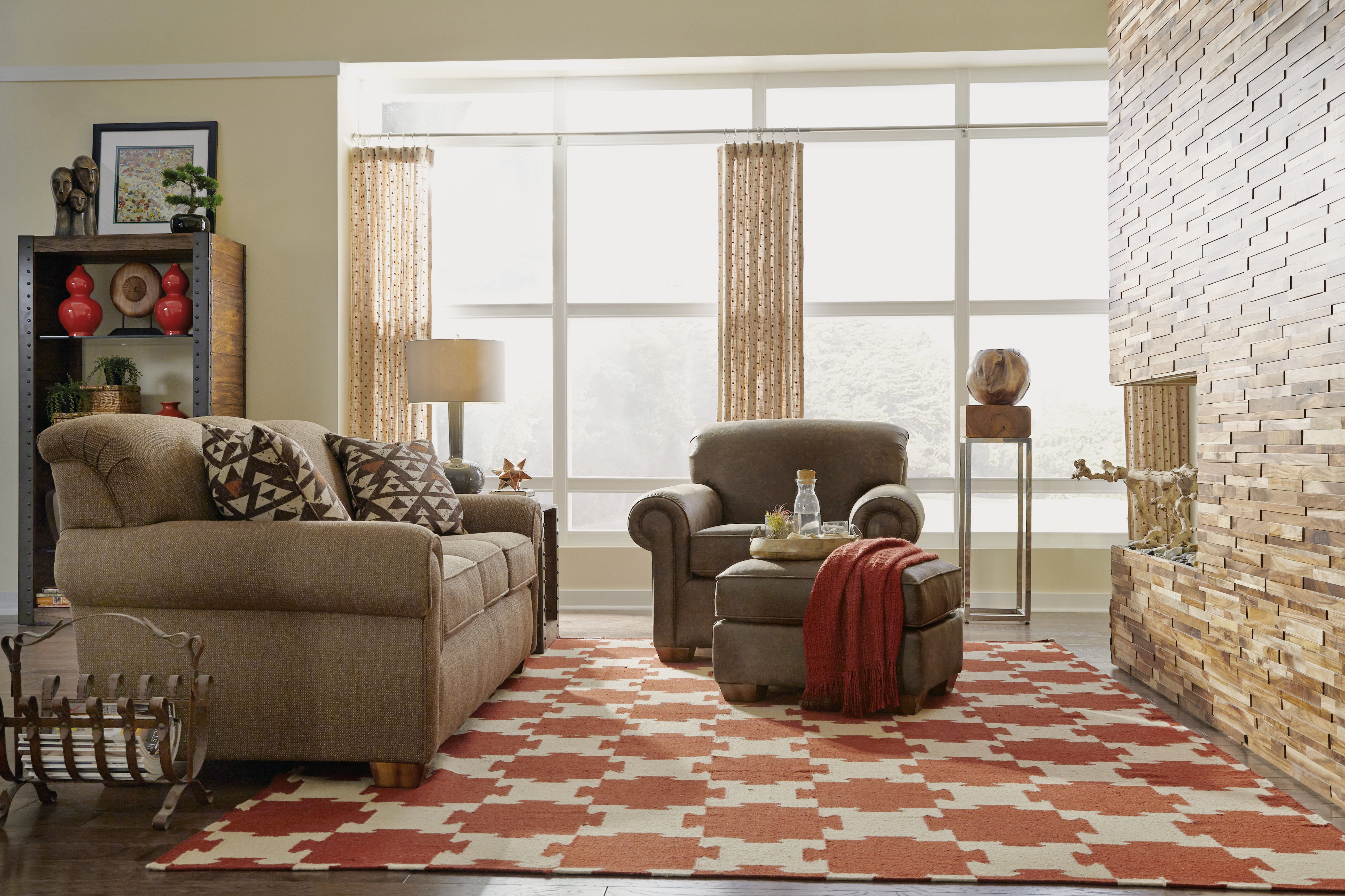 Main Street - Fabric Sofa, gray