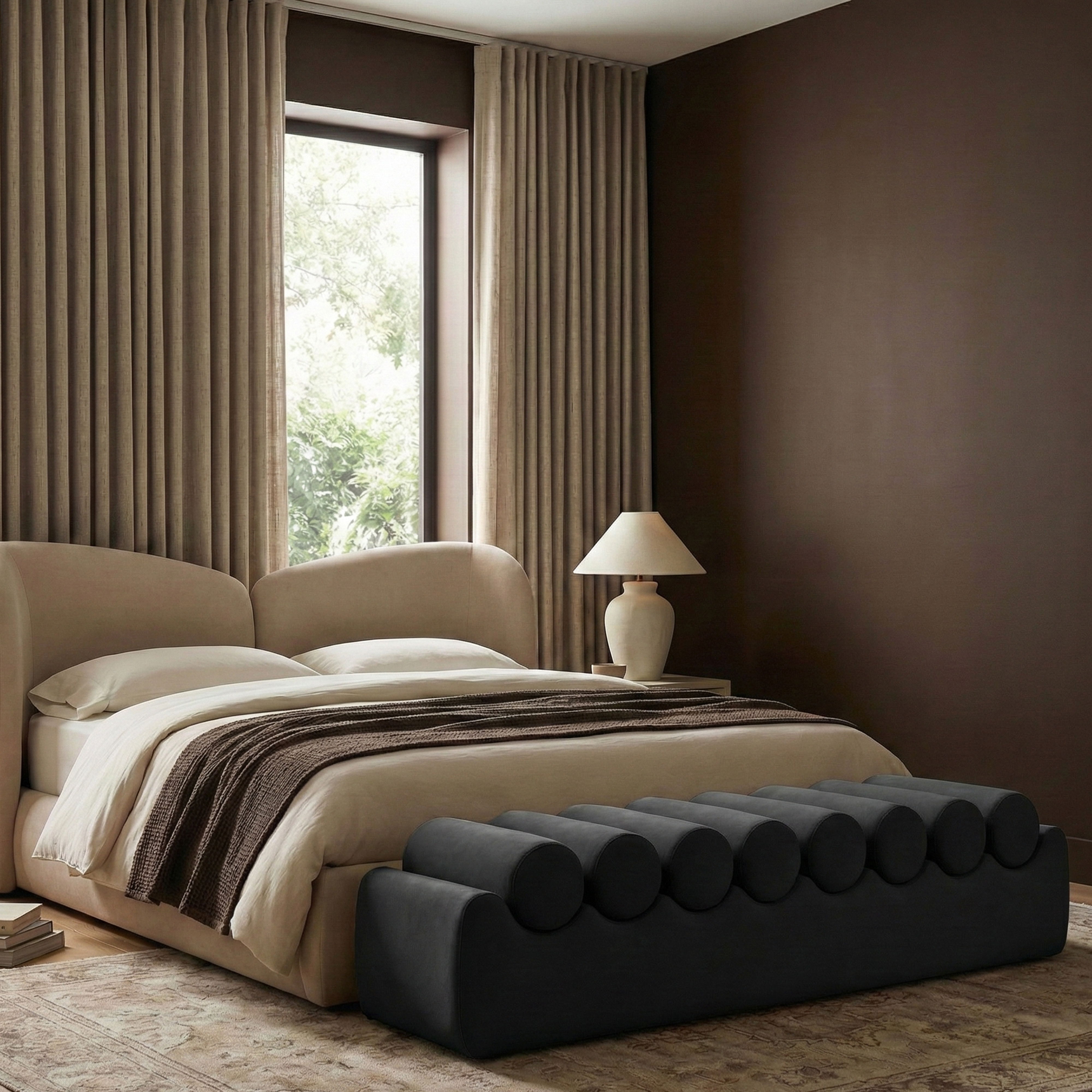 Rumble - 72" Bench - Black