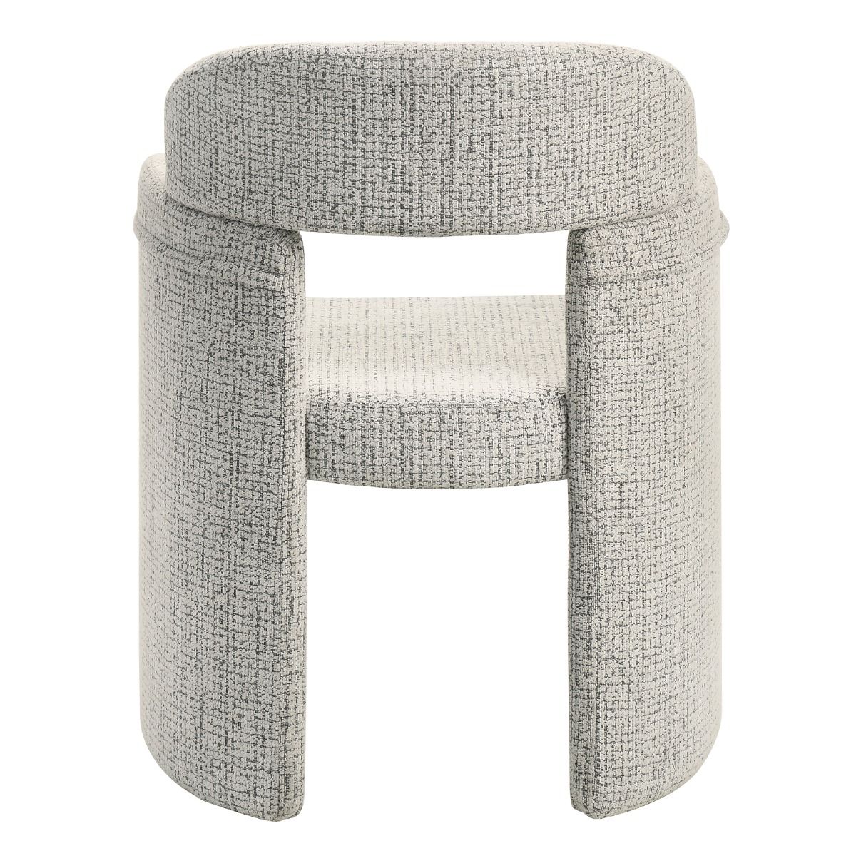 Kyree - Arm Chair (Set of 2) - Chenille & Walnut, gray, view 5