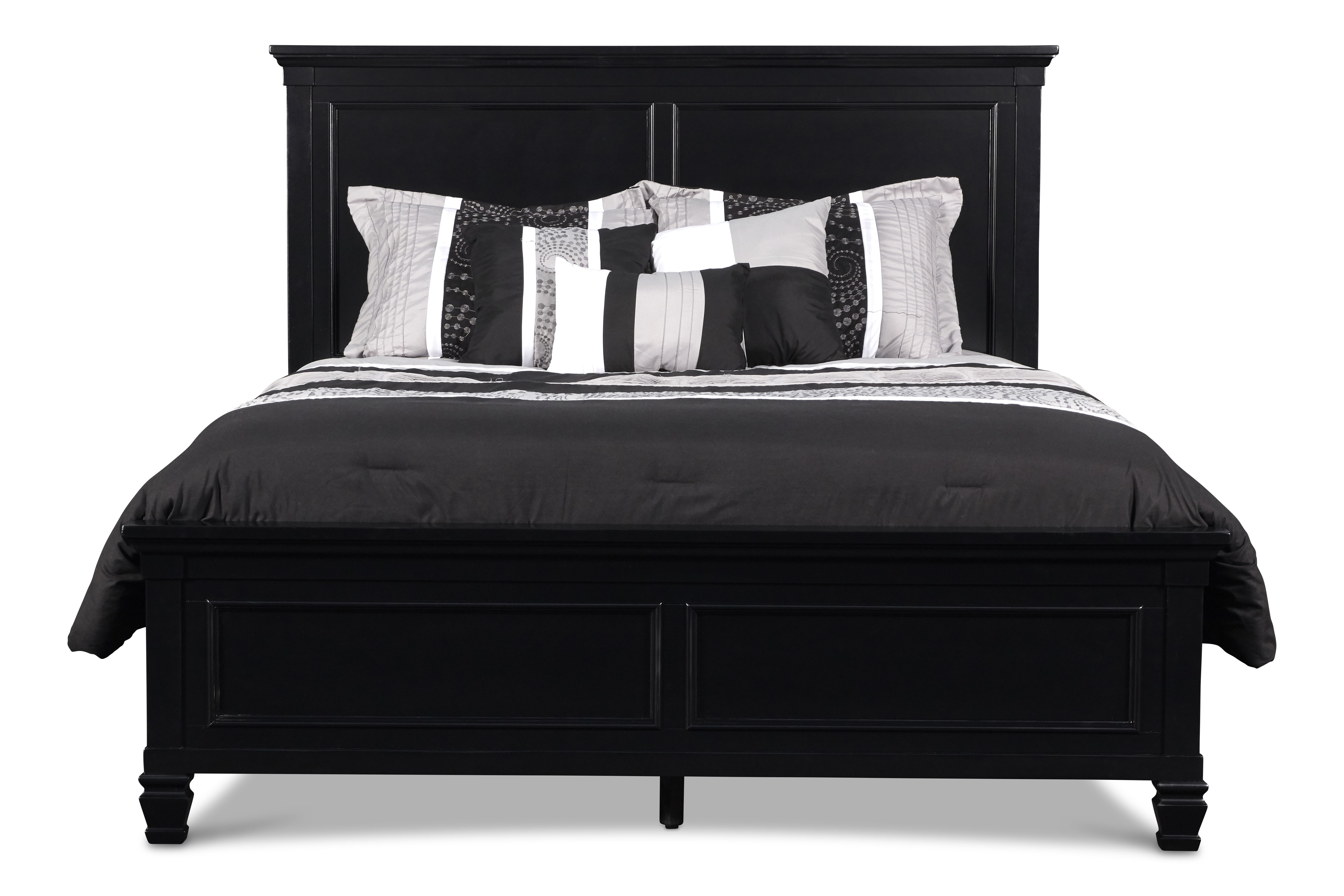Tamarack - 6/0 California King Panel Bed - Black