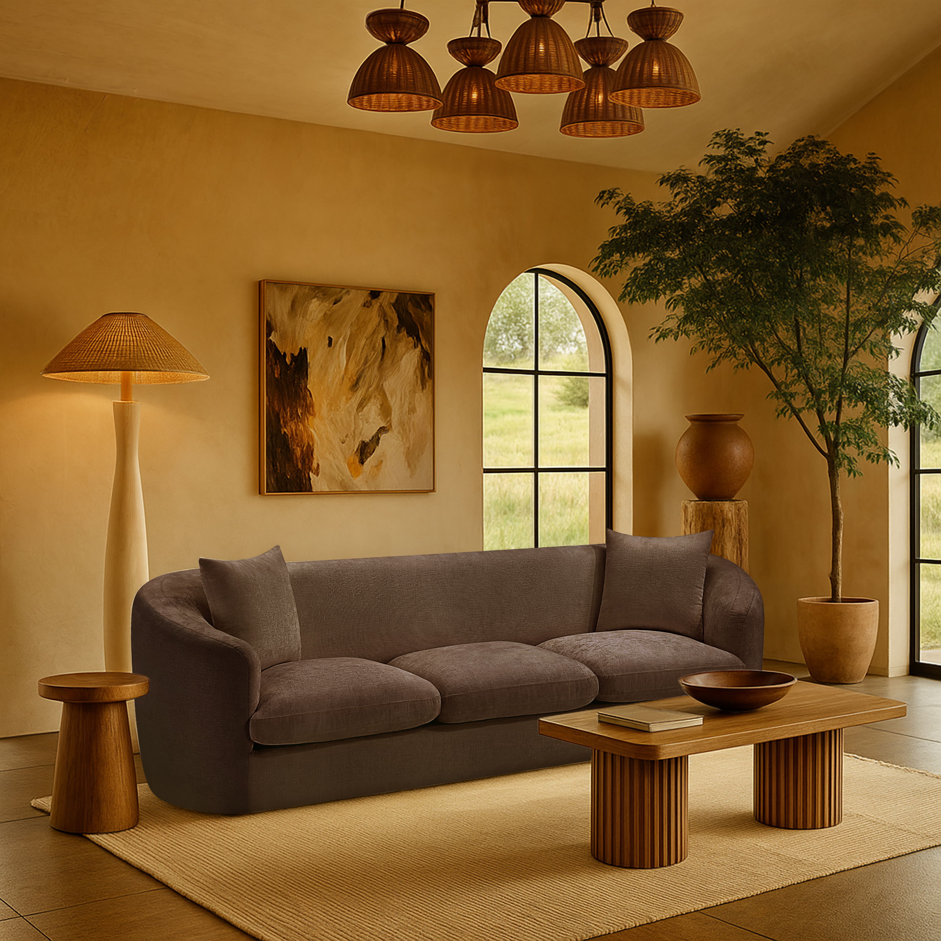 Penelope - Sofa - Brown