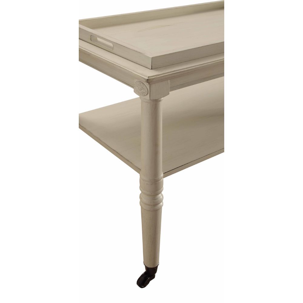 Frisco - Serving Cart - Antique White, white, view 3