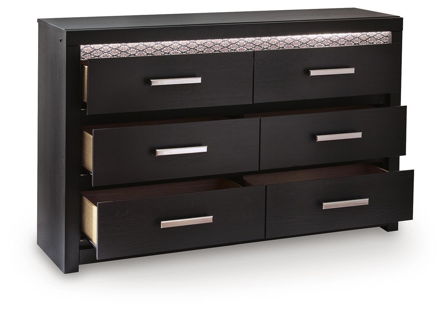 Ashley Furniture Shoralli - Six Drawer Dresser - Black - Image 4