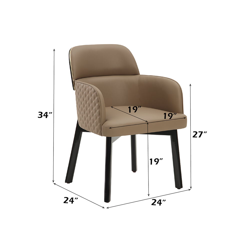 Jamonica - Arm Chair - Brown, light brown, view 5