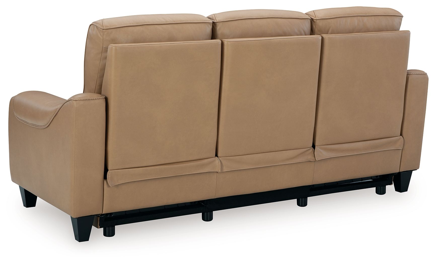 Ashley Furniture Mosswell - Power Reclining Sofa With Adj Headrest - Toffee - Image 7