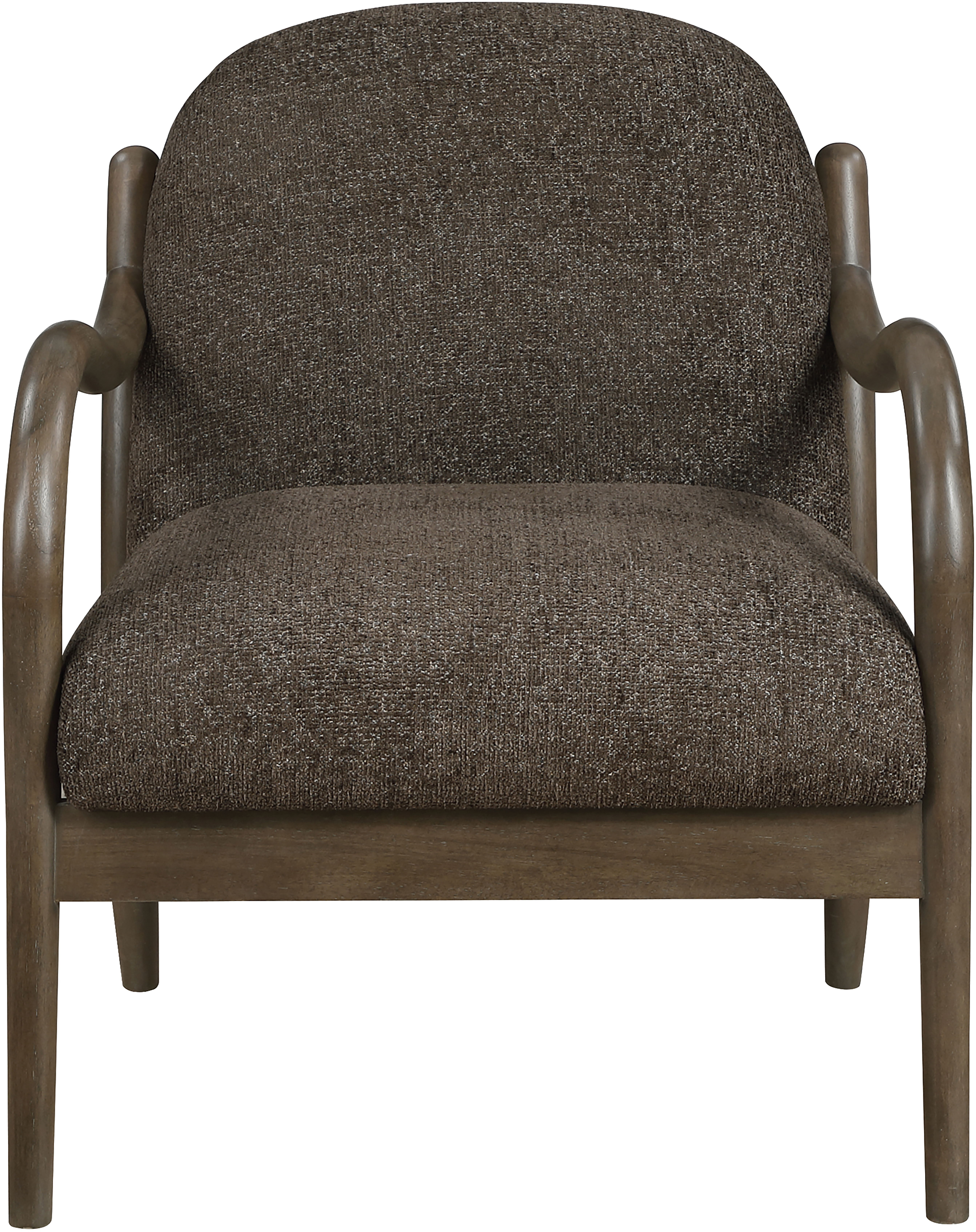 Helmsley - Performance Fabric Upholstered Accent Chair - Brown