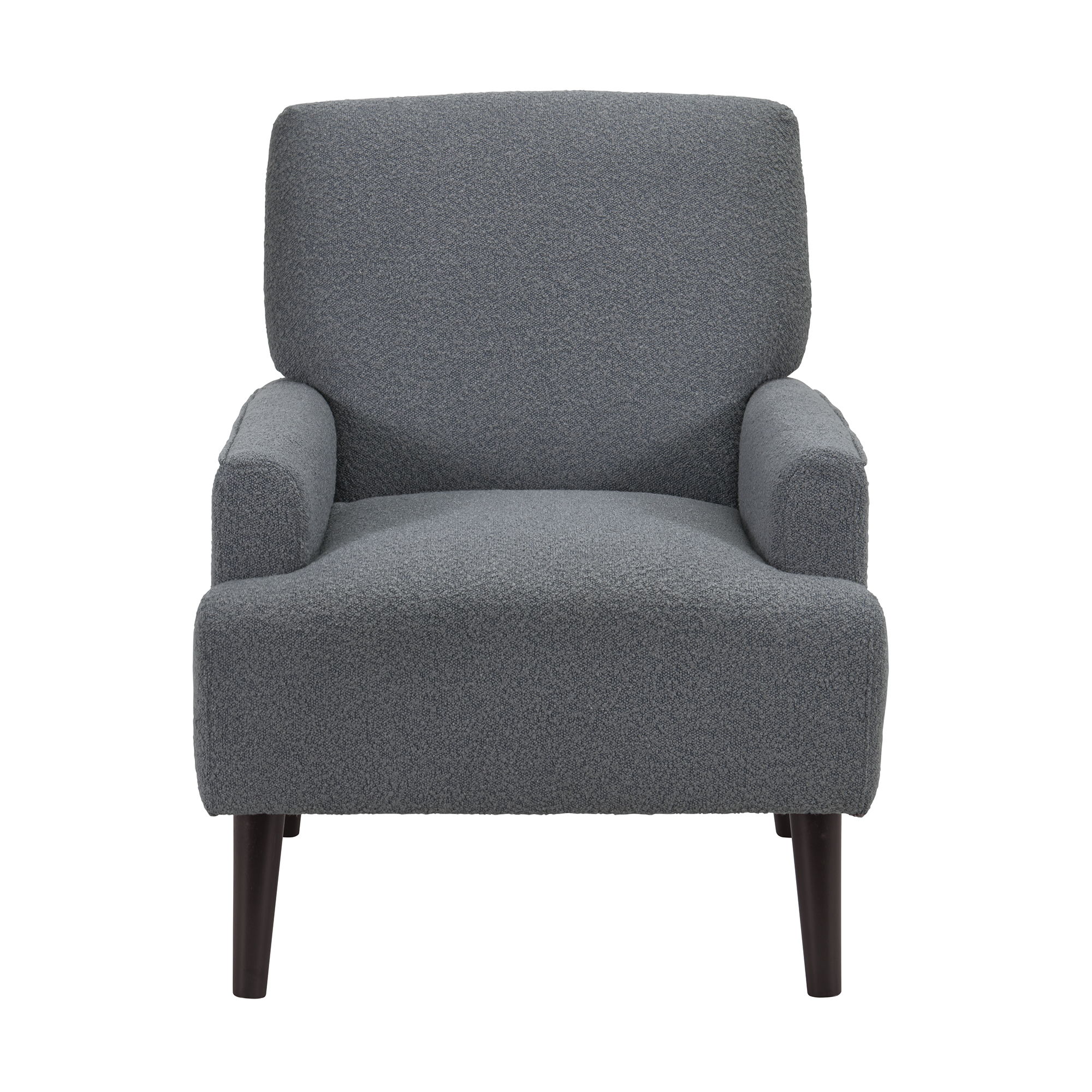 Kiwi - Chair - Boucle Gray / Espresso
