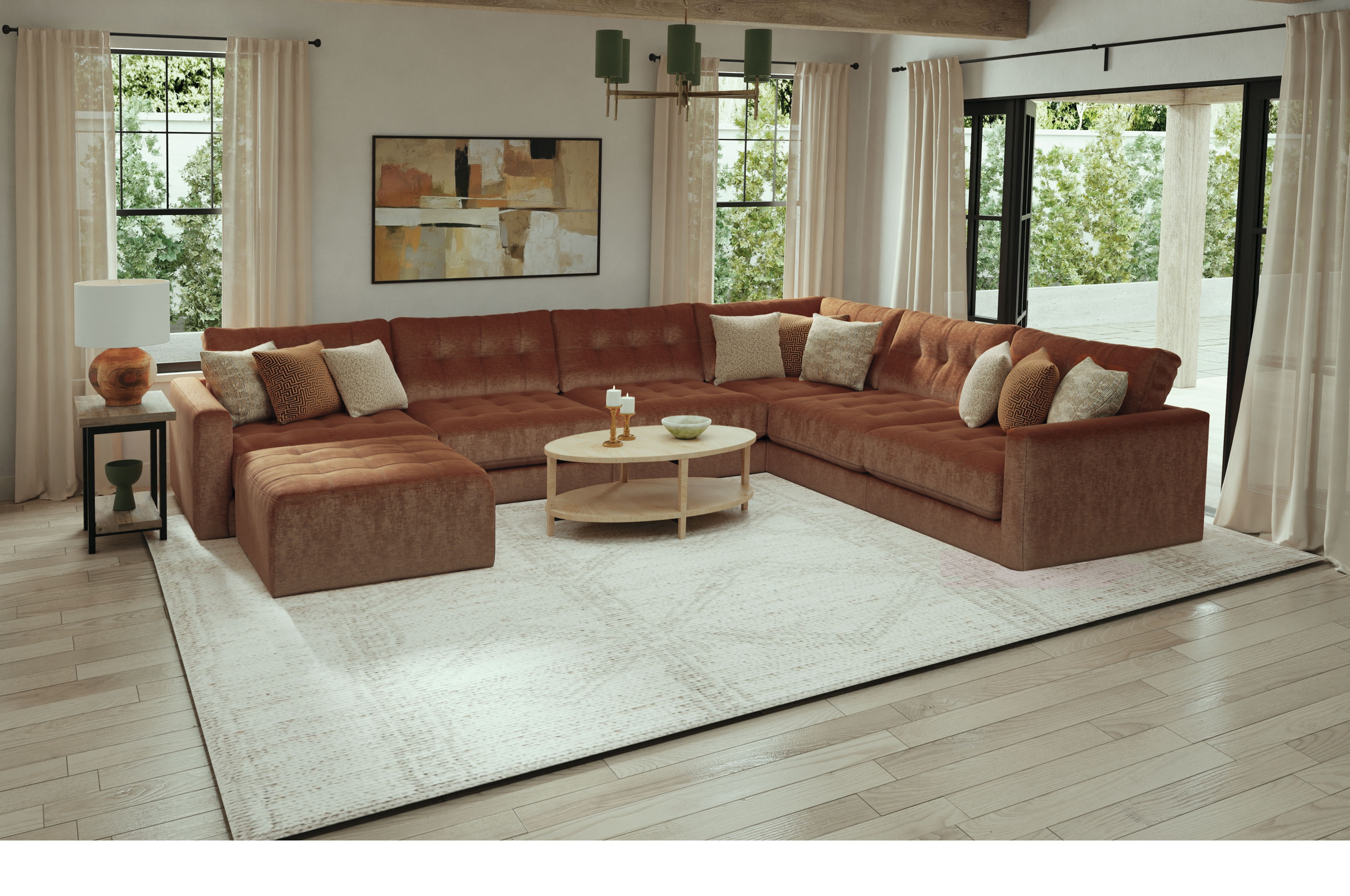 Kimpton - Henna Sectional Image
