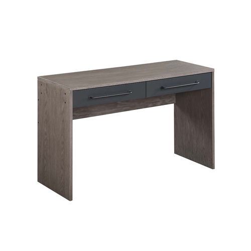 Estevon - Writing Desk - Gray Oak, dark gray