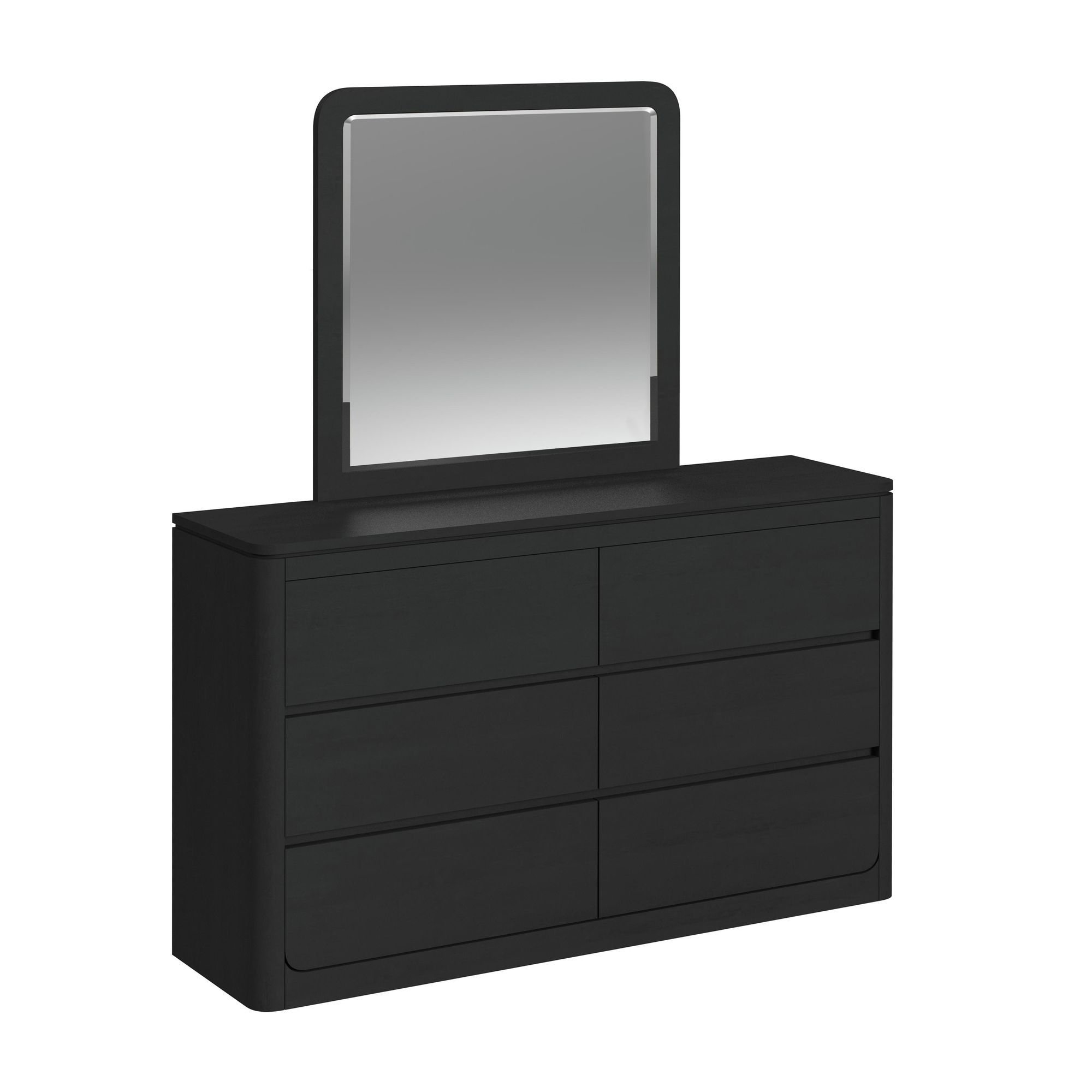 Dresser And Mirror Set