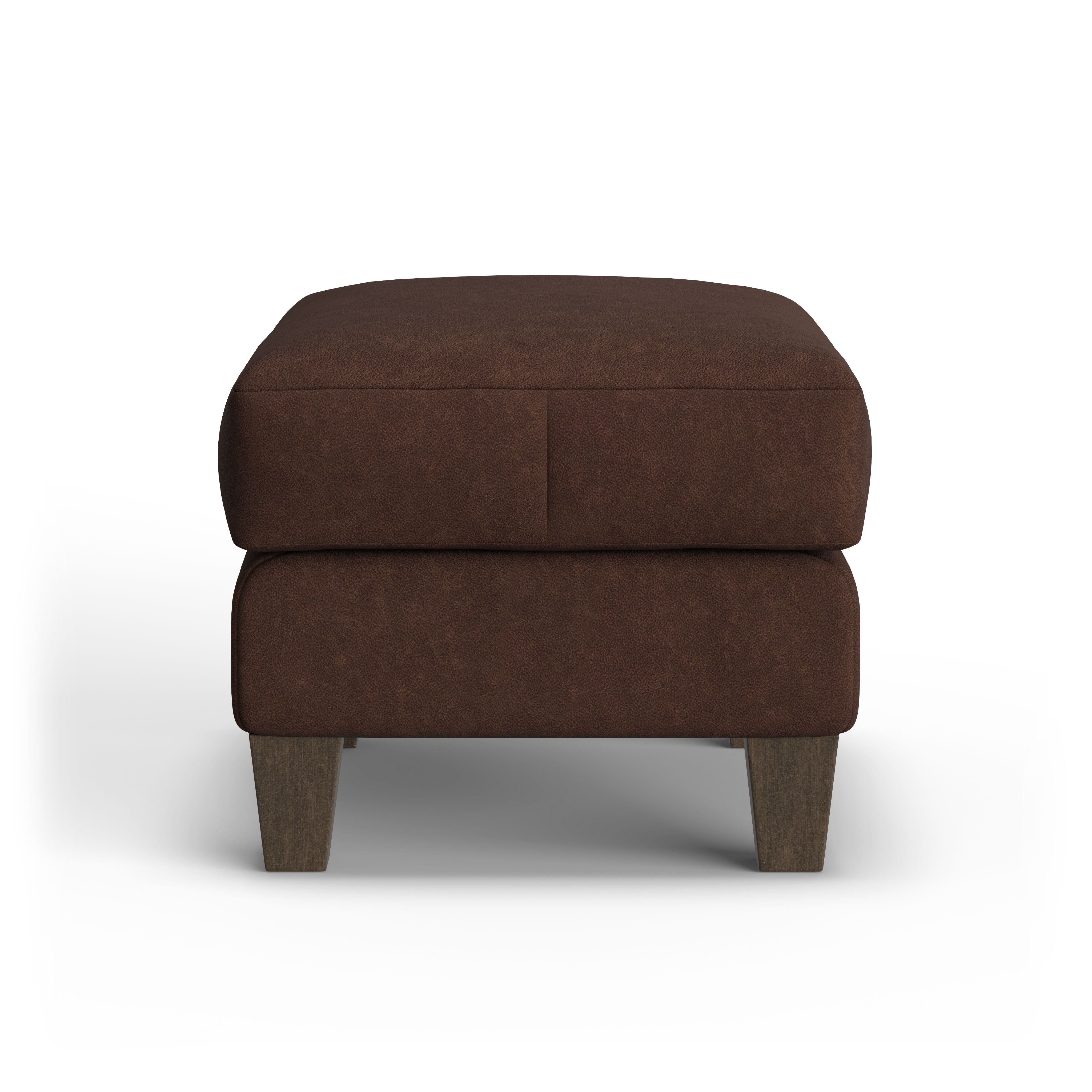 Gianna - Fabric Ottoman, dark brown, view 7