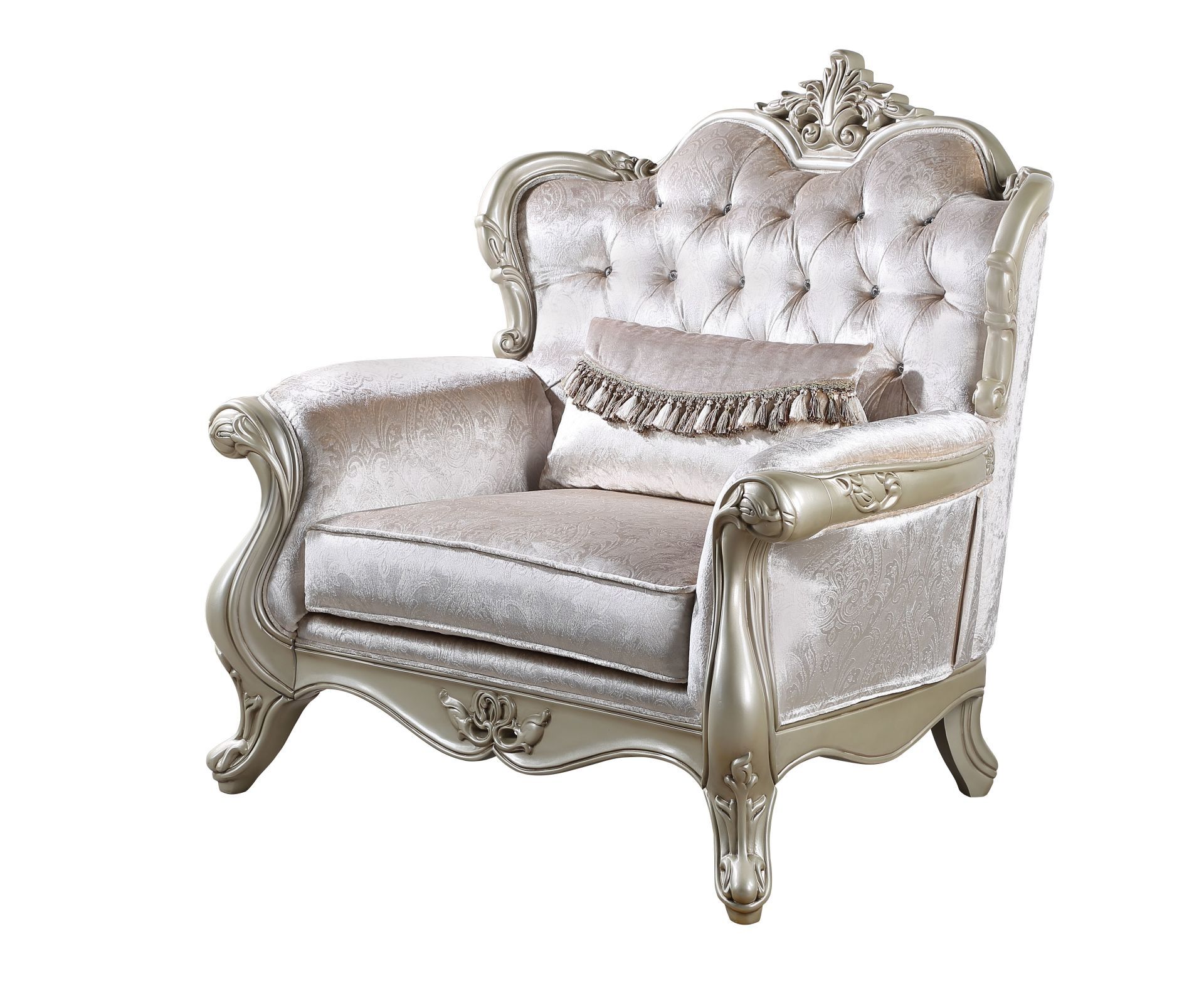 Monique - Chair - Pearl Silver