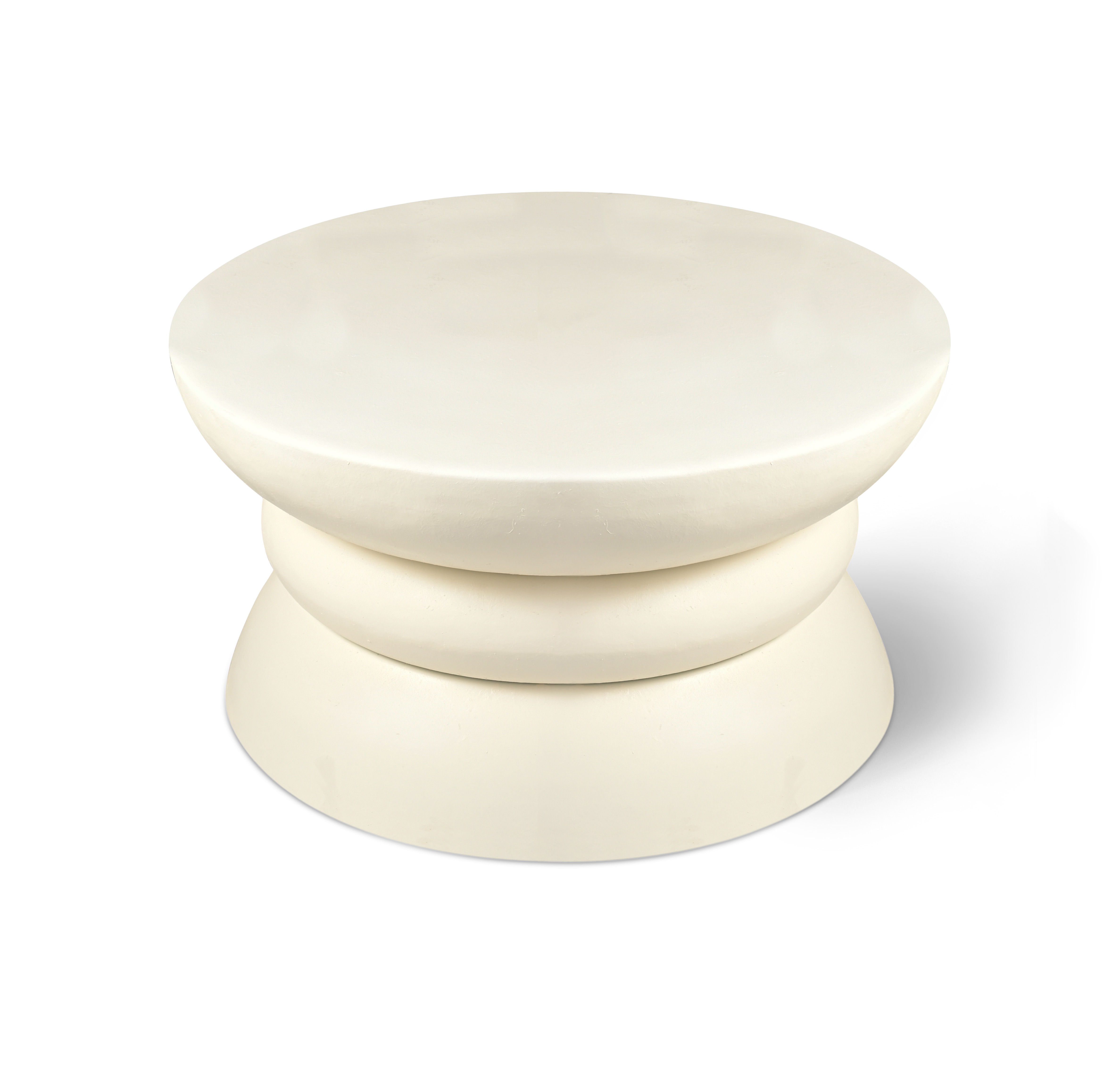 Collins - Aluminum Coffee Table - Cream