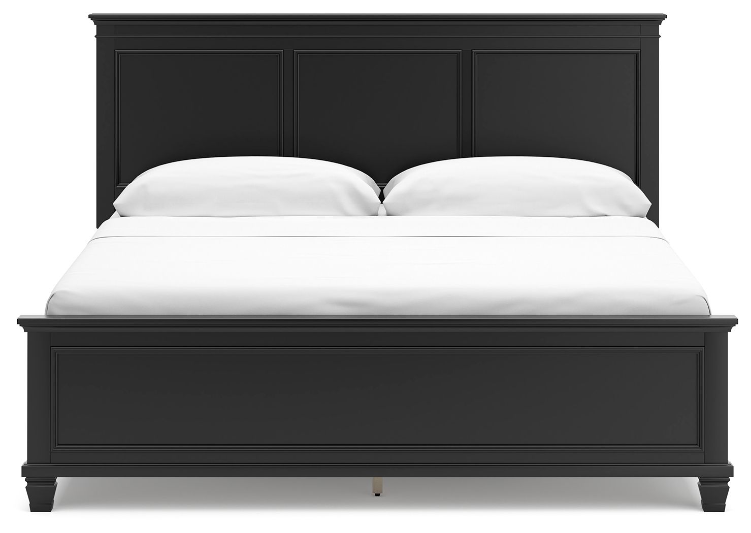 Ashley Furniture Lanolee - 6 Pc. - Dresser, Mirror, Chest, California King Panel Bed - Black - Image 9