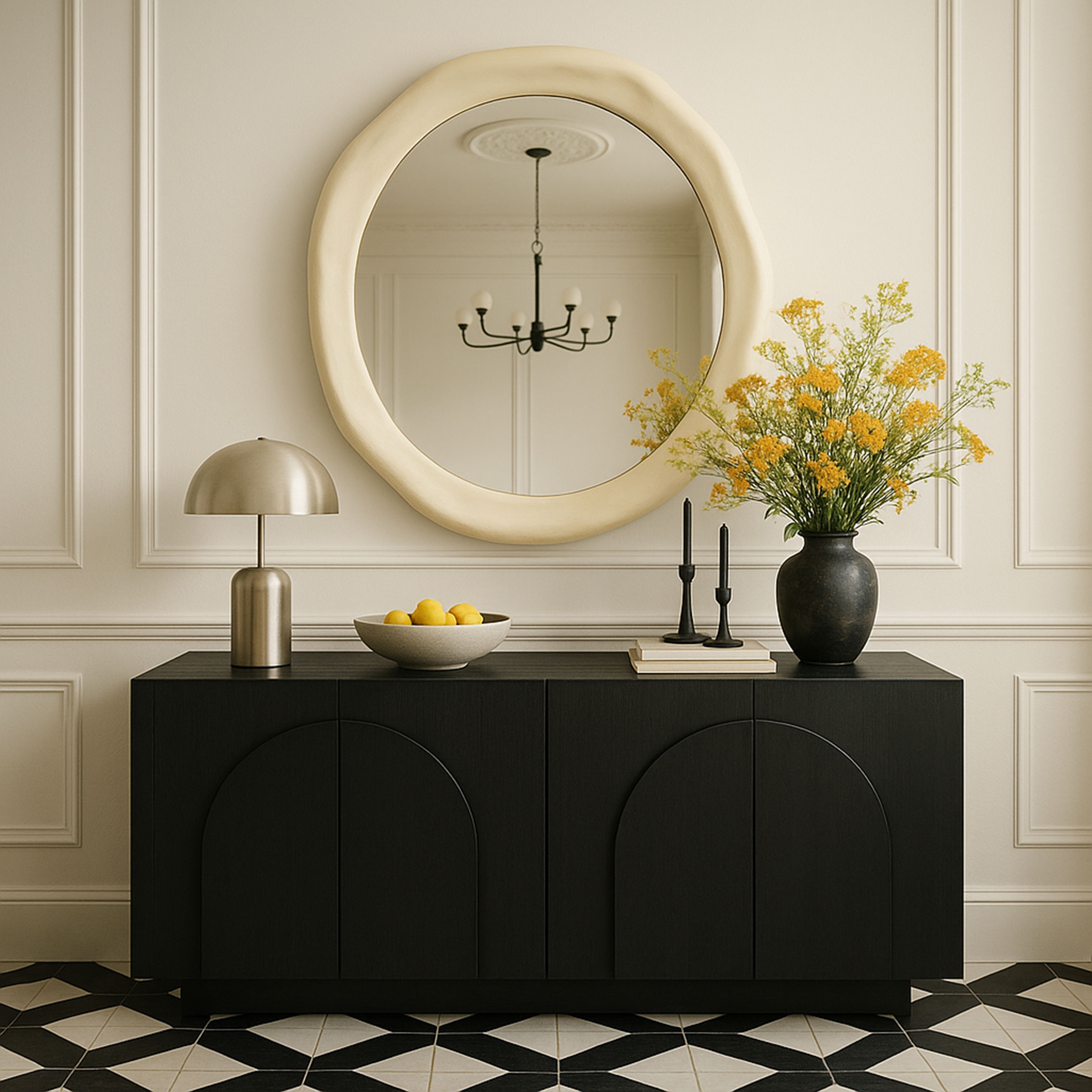 Armada - 36" Aluminum Mirror - Cream