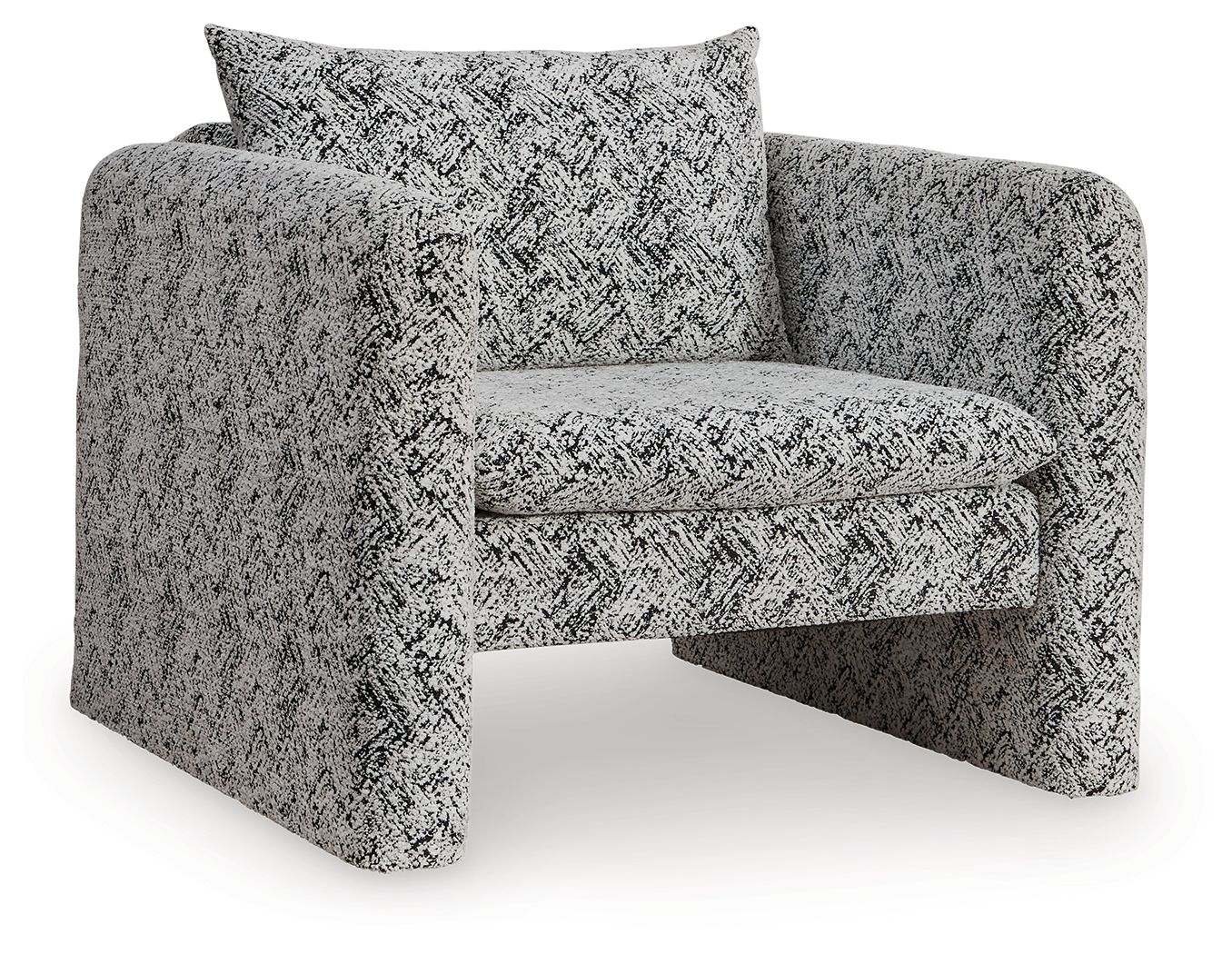 Kenbell - Accent Chair - Black / White