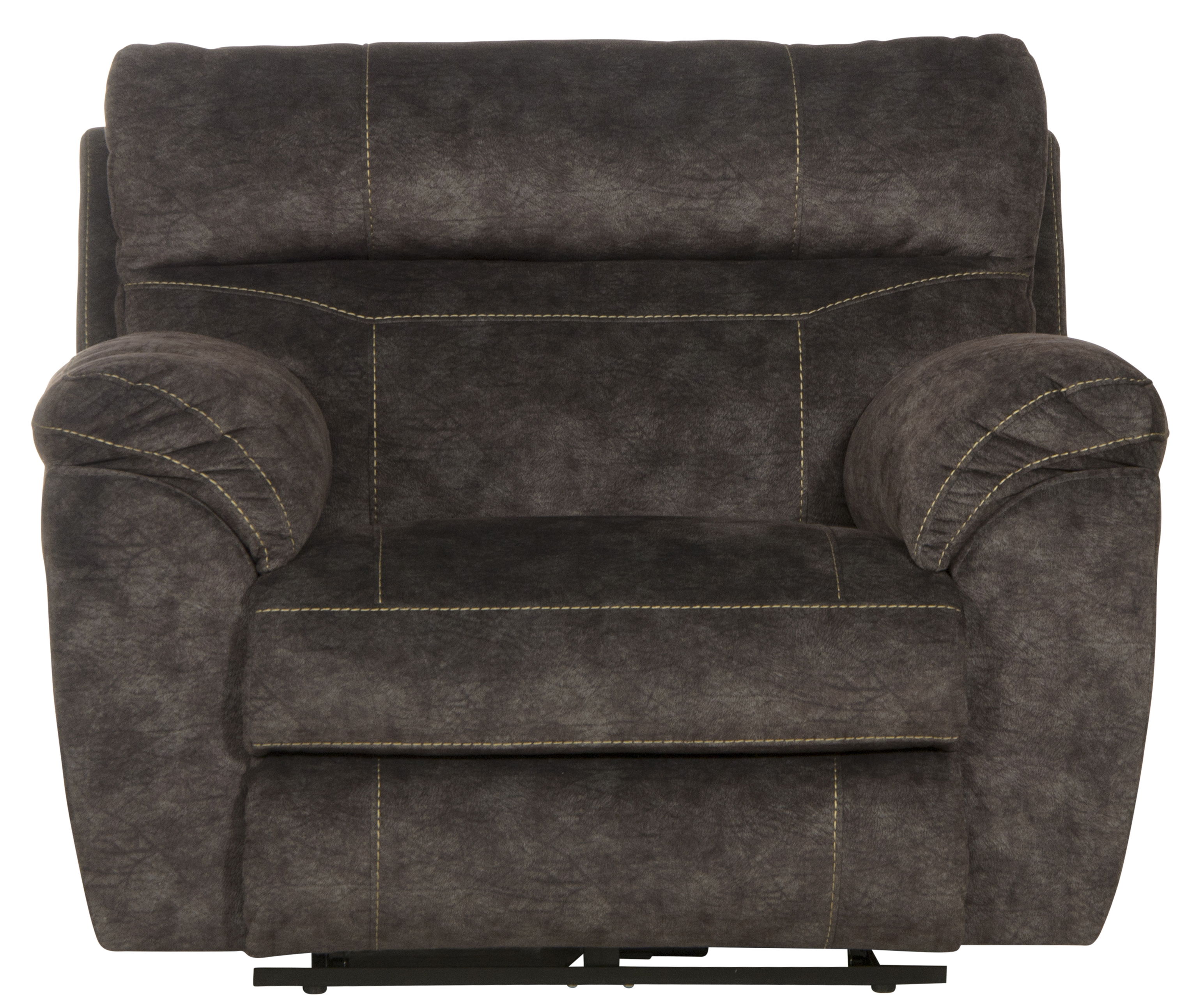 Sedona - Power Lay Flat Recliner With Power Adjustable Headrest & Lumbar - Smoke