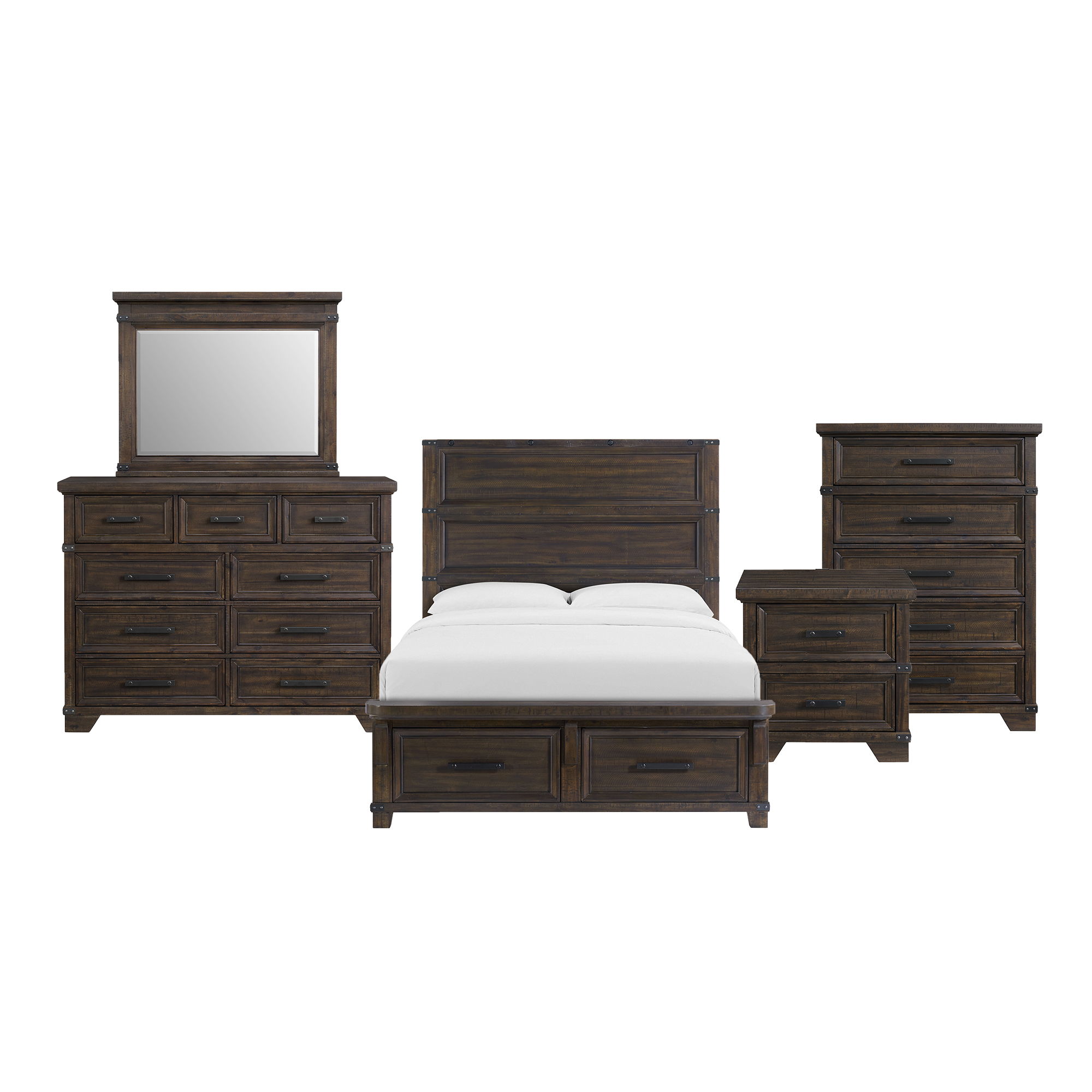 Queen · 5 Pc · Bedroom Set