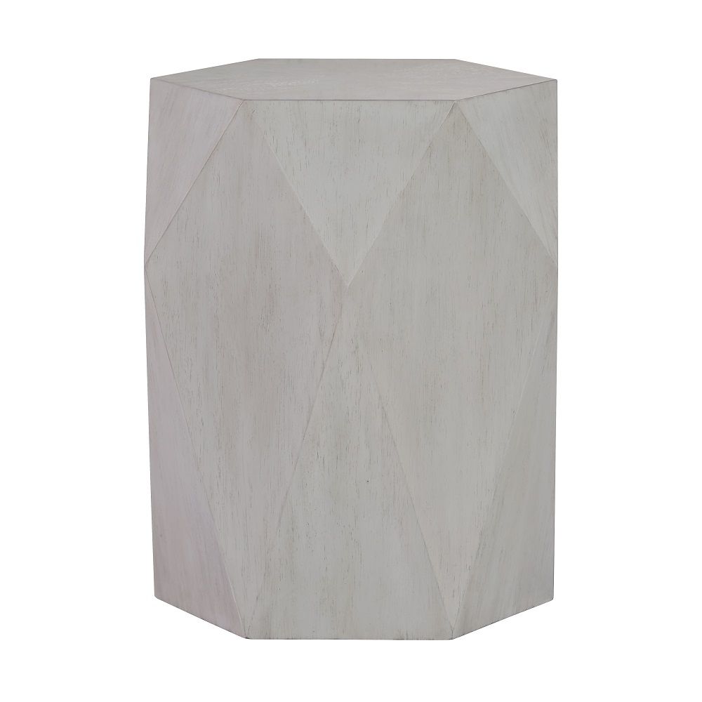 Hanniel - End Table - Antique White, white, view 2