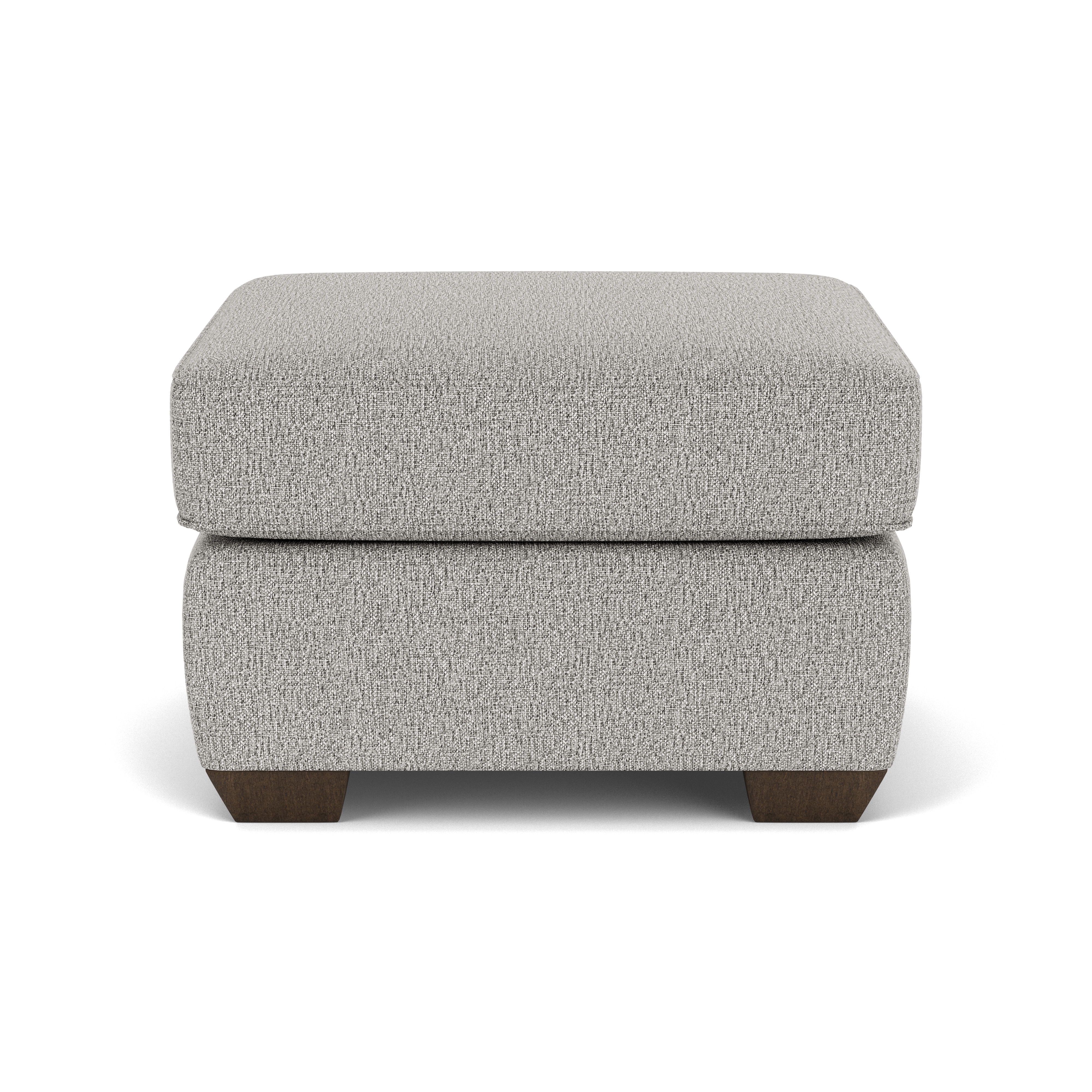 Main Street - Fabric Ottoman, dark brown, view 3