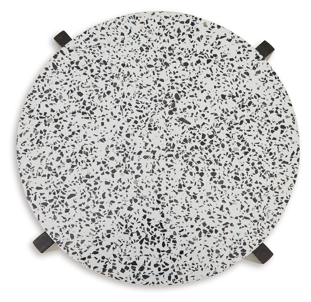 Ashley Furniture Tellrich - Accent Table - Black / White - Image 4