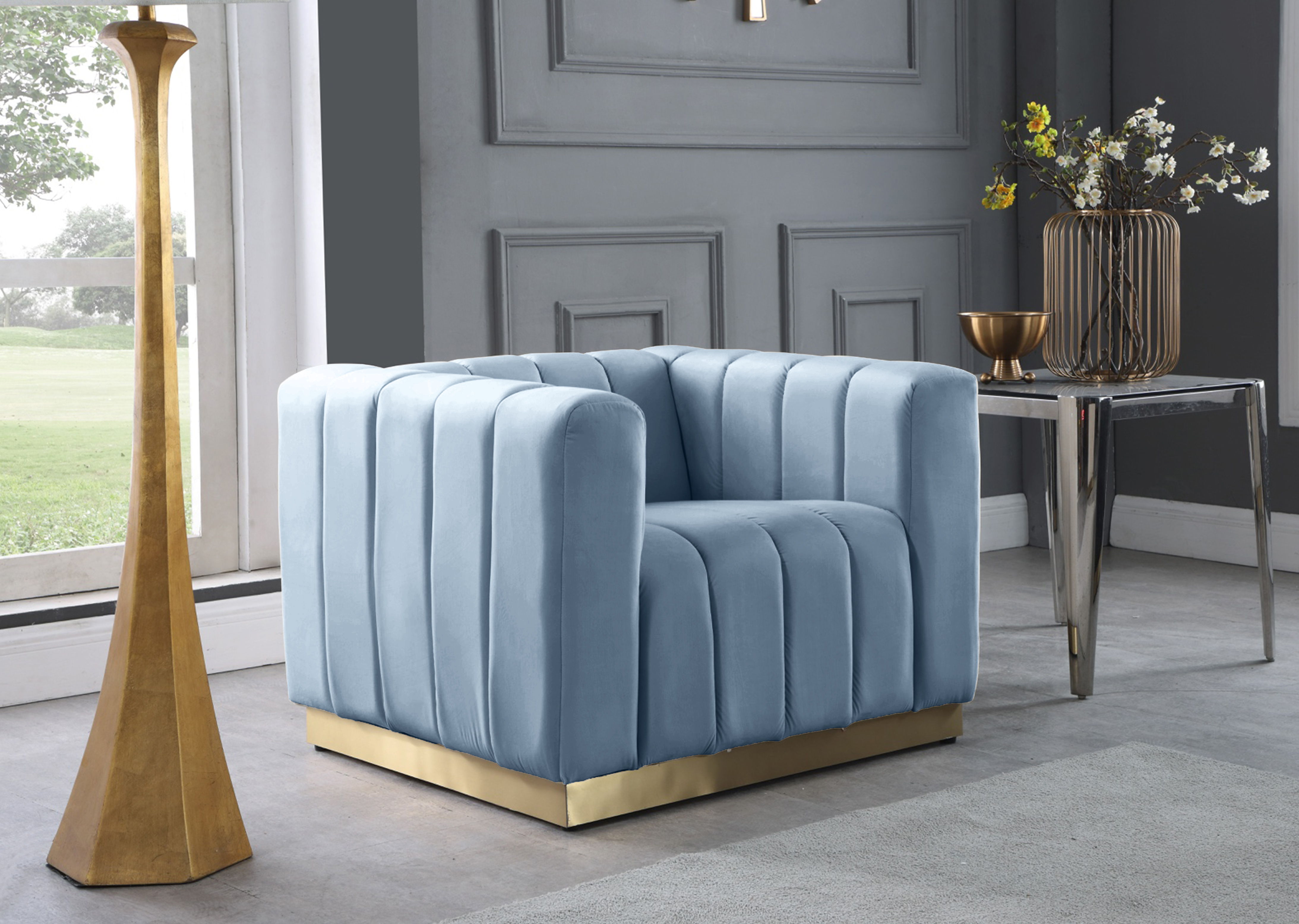 Marlon - Chair - Sky Blue
