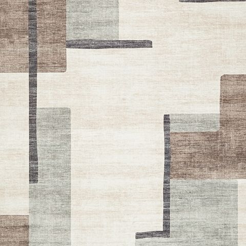 Ashley Furniture Larkport - 5' x 7' Washable Rug - Cream / Brown / Gray - Image 5