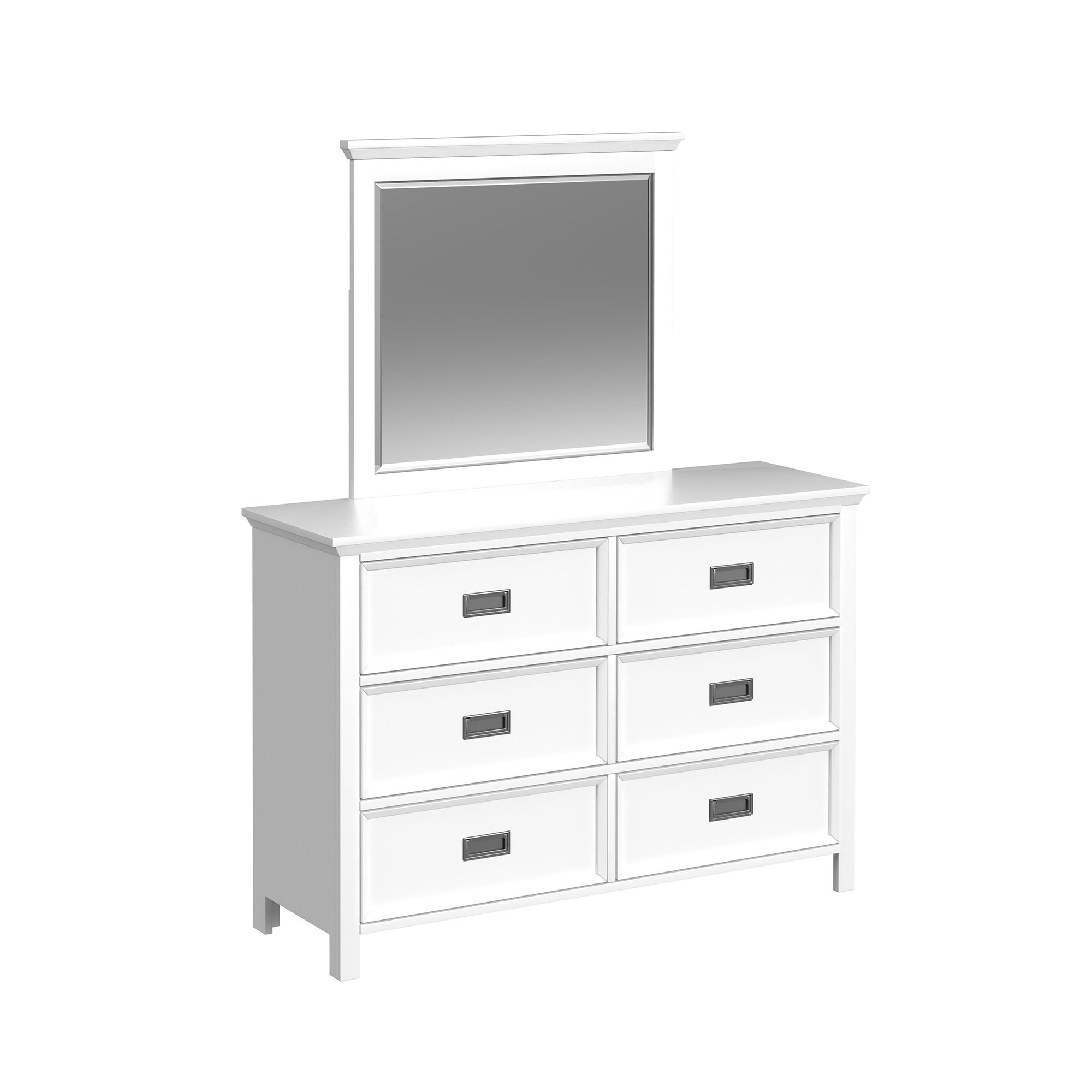 Dresser And Mirror Set